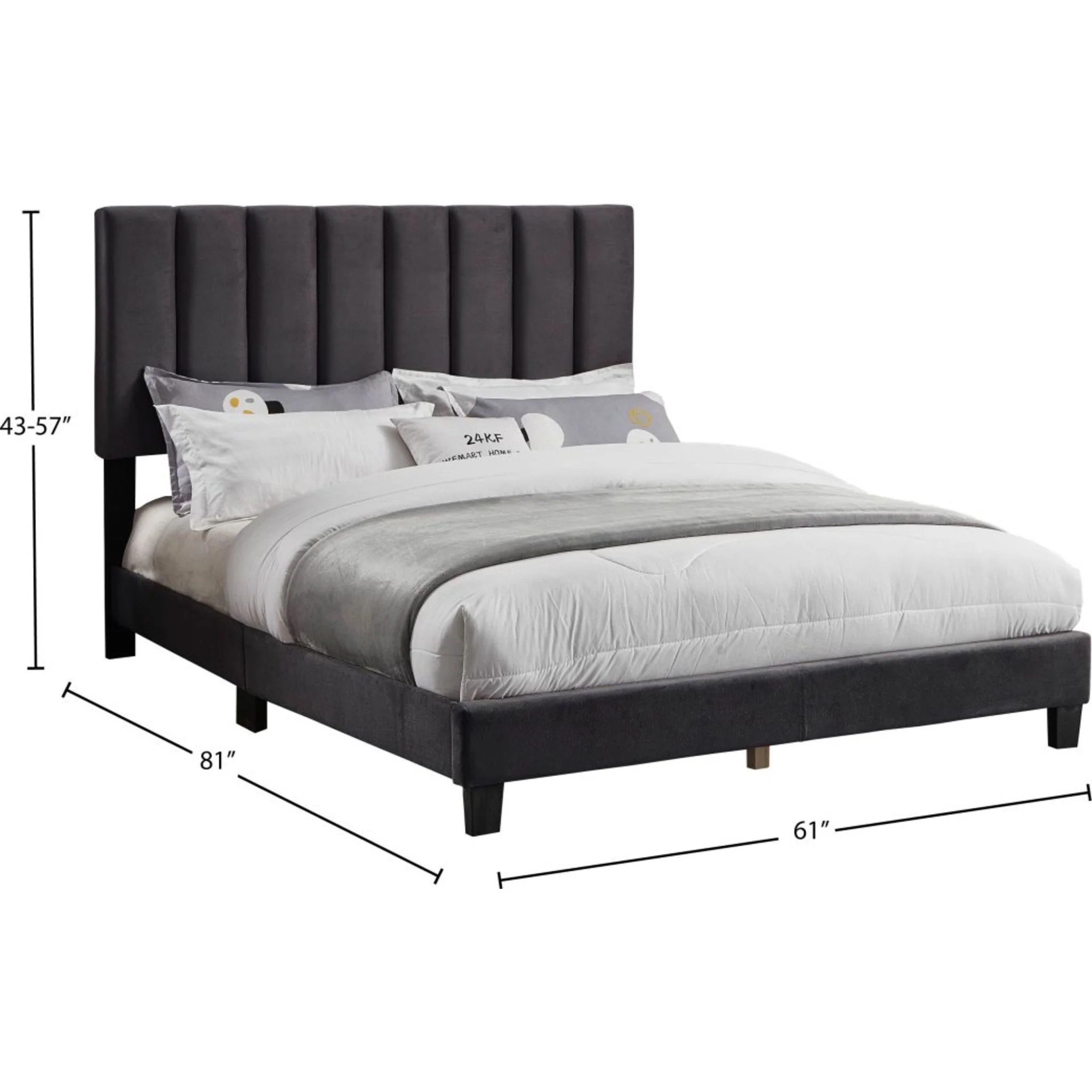 Graham Upholstered Bed - Image 3