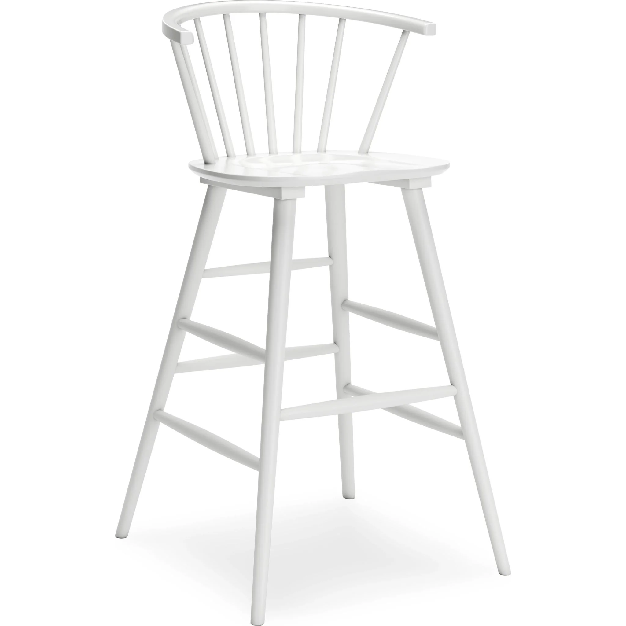 Grannen Bar Height Stool - White - (D407-130)