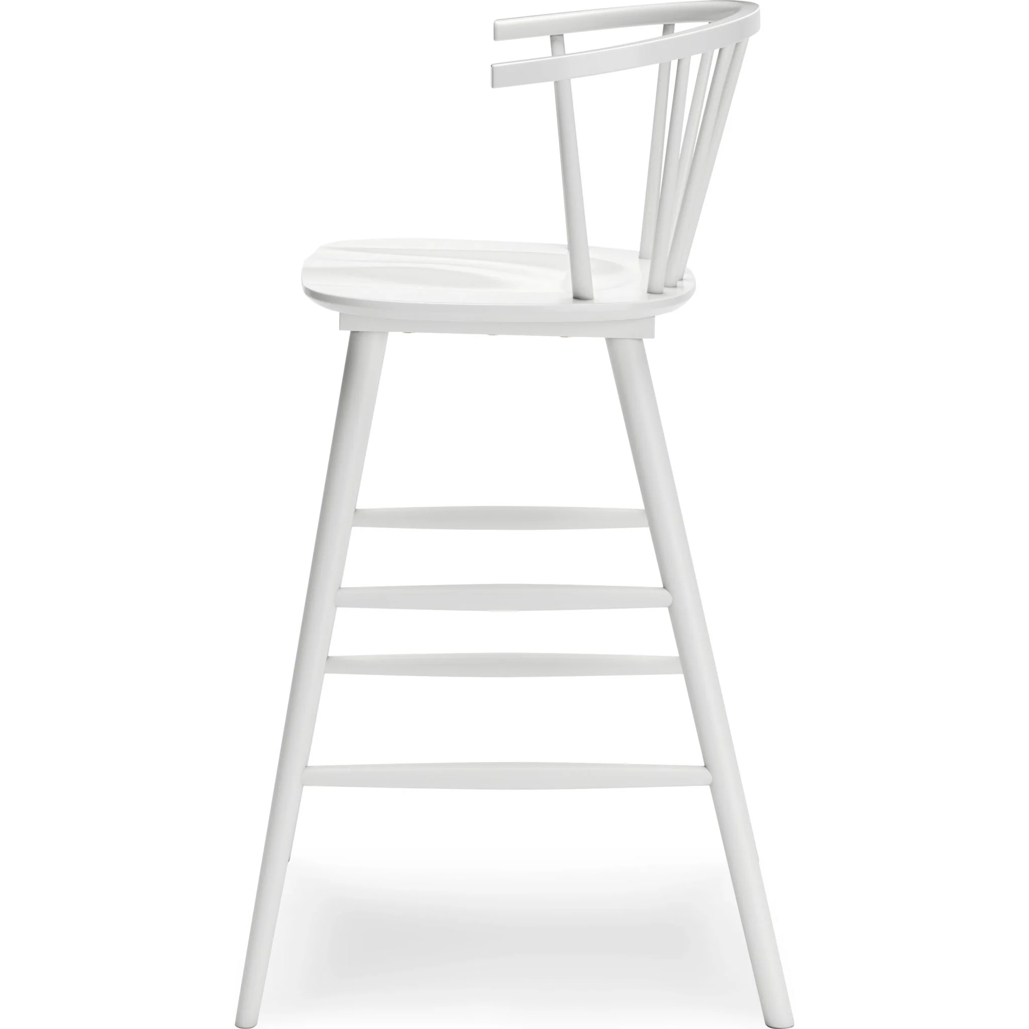 Grannen Bar Height Stool - White - (D407-130) - Image 6