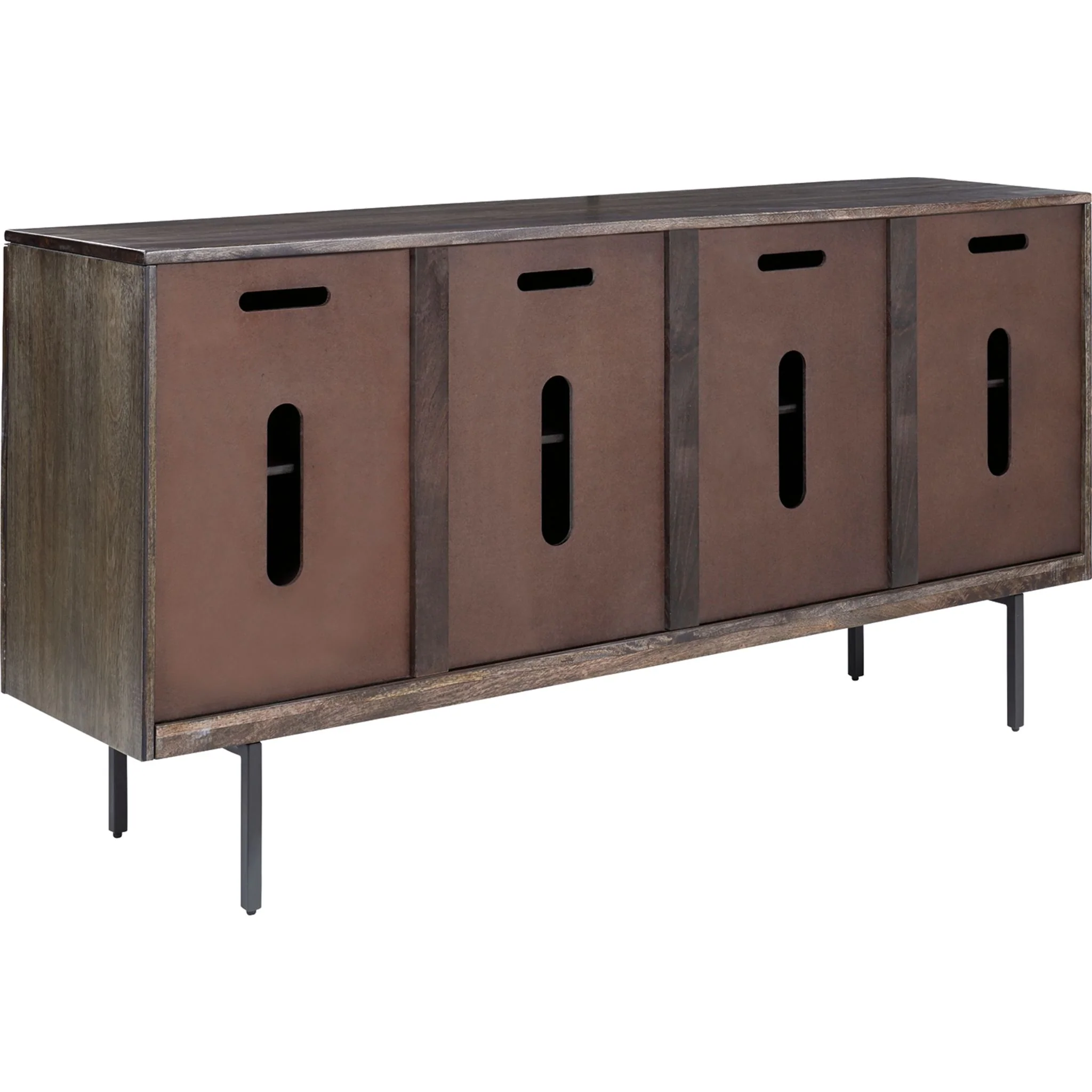 Graydon Cabinet - Gray/Whitewash - Image 8