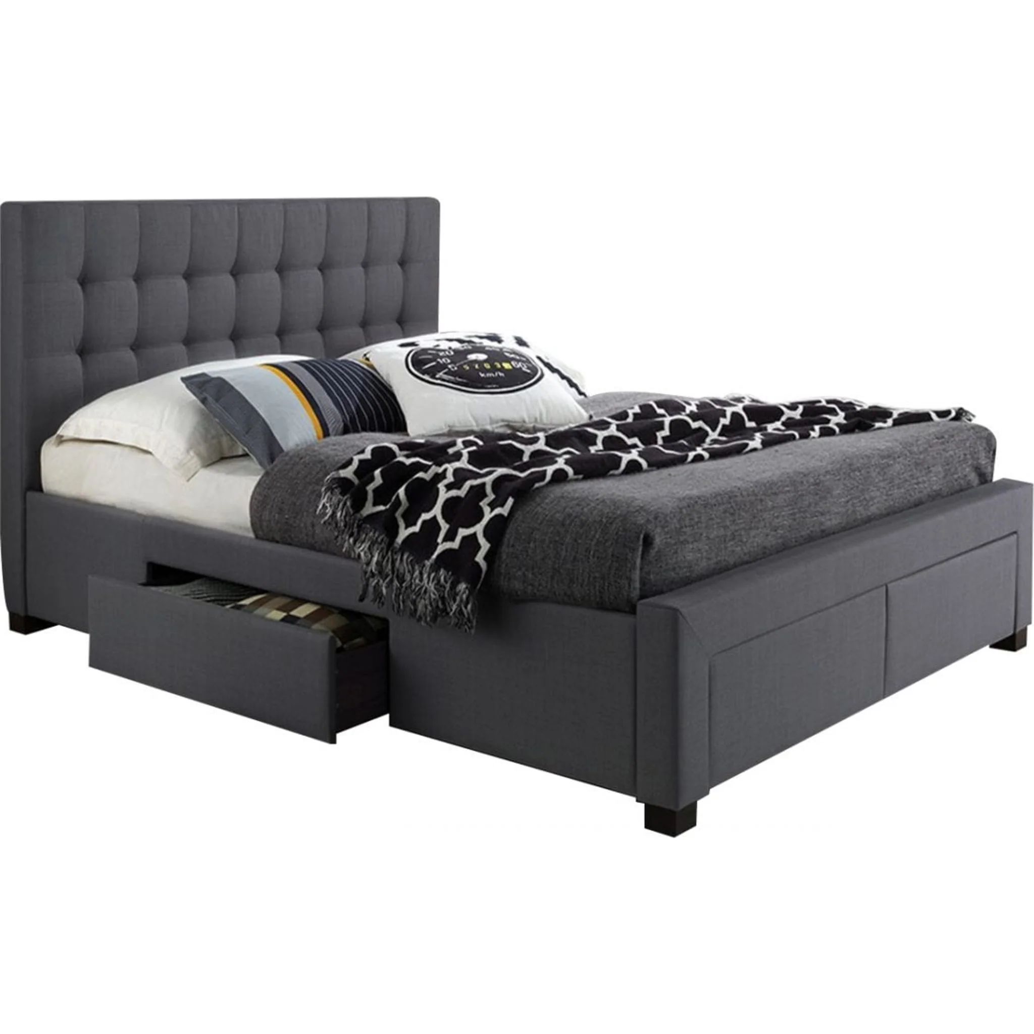 Grayson Storage Bed - Charcoal - Image 7