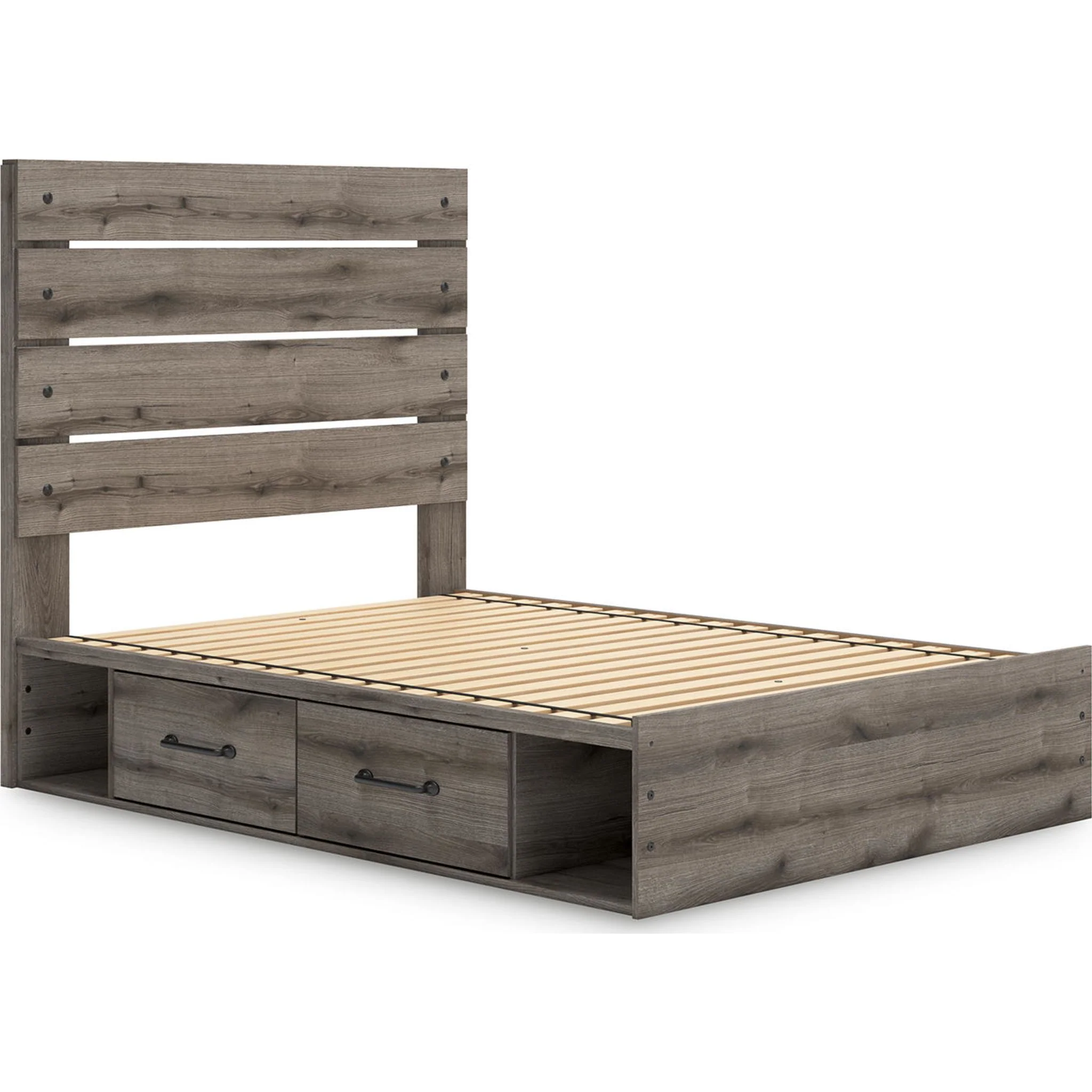 Graystorm 6 Piece Full Storage Bedroom - Brown Gray - Image 12