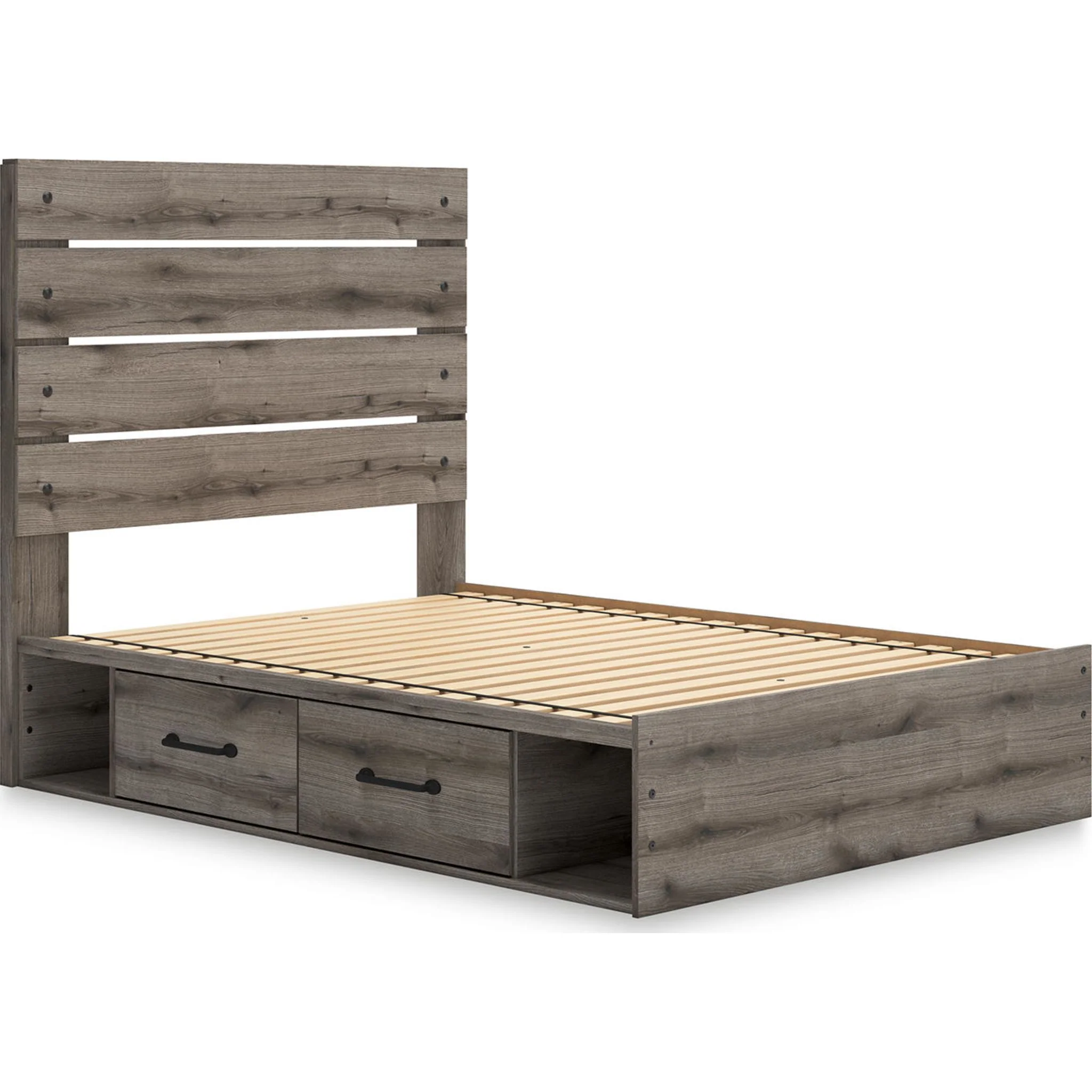 Graystorm 6 Piece Full Storage Bedroom - Brown Gray - Image 12