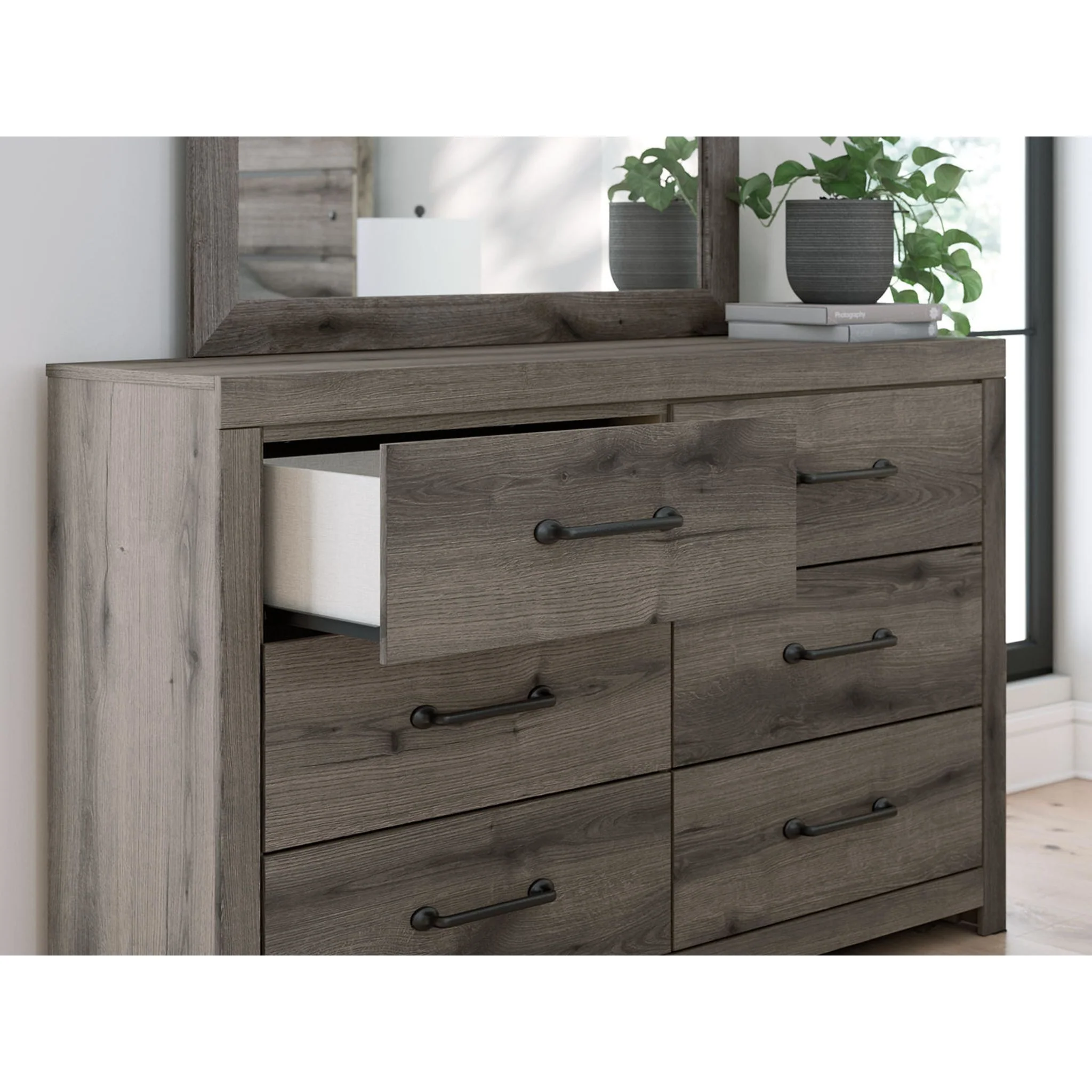 Graystorm 6 Piece Full Storage Bedroom - Brown Gray - Image 6