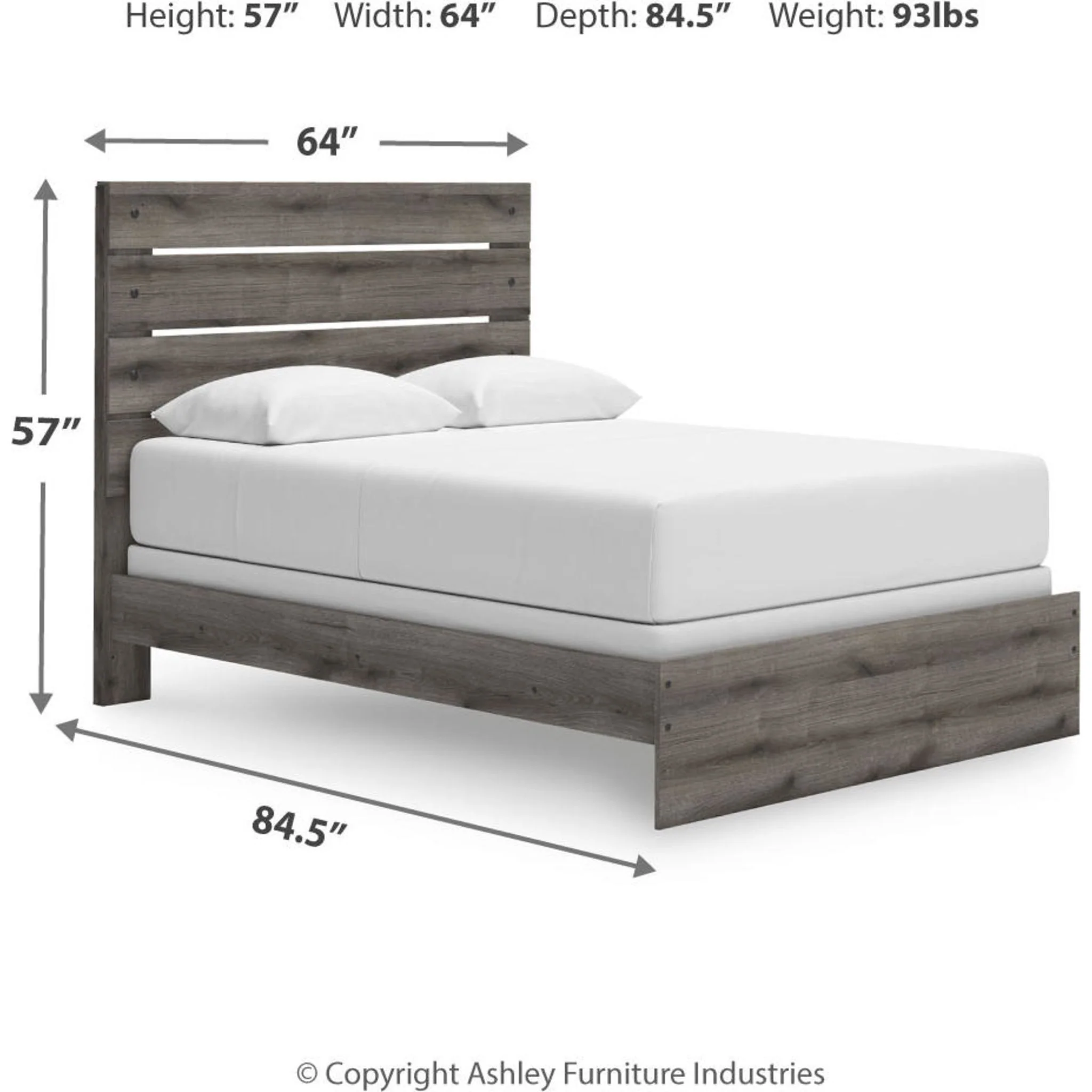 Graystorm 6 Piece Queen Panel Bedroom - Brown Gray - Image 19