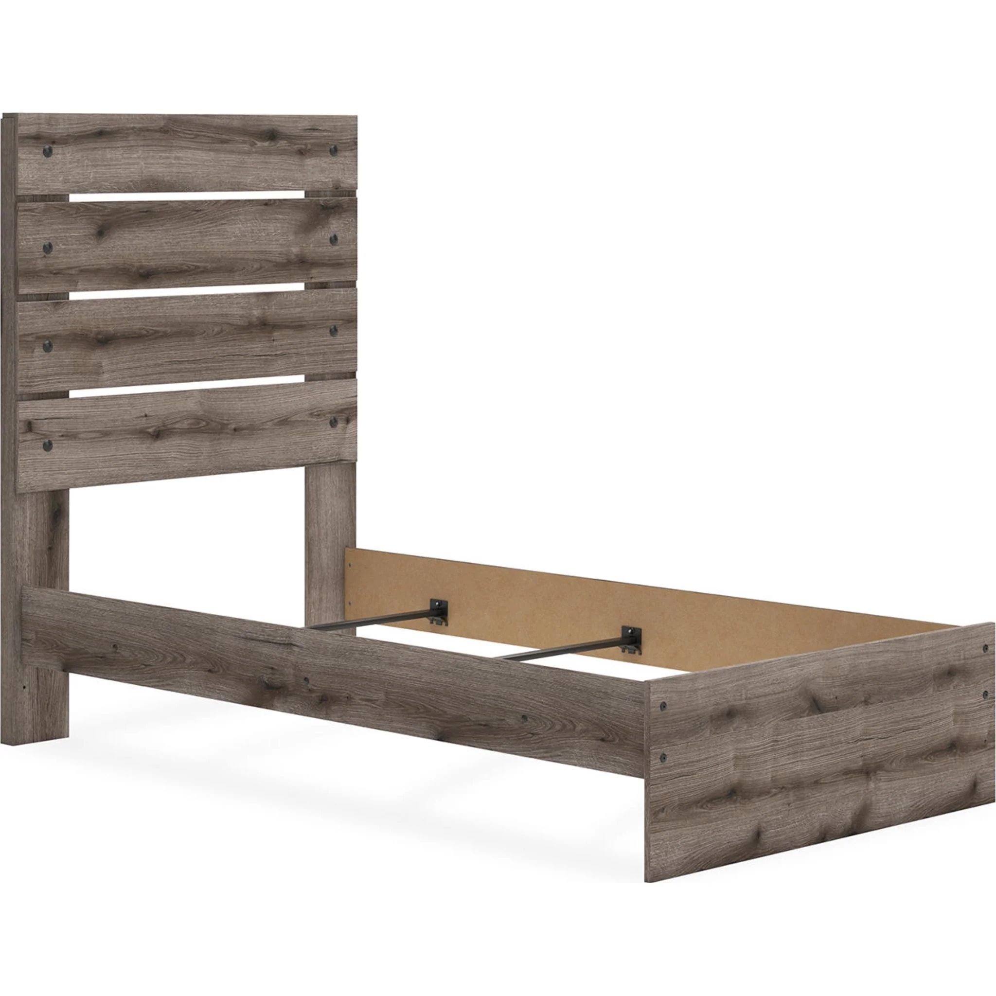 Graystorm 6 Piece Twin Panel Bedroom - Brown Gray - Image 12