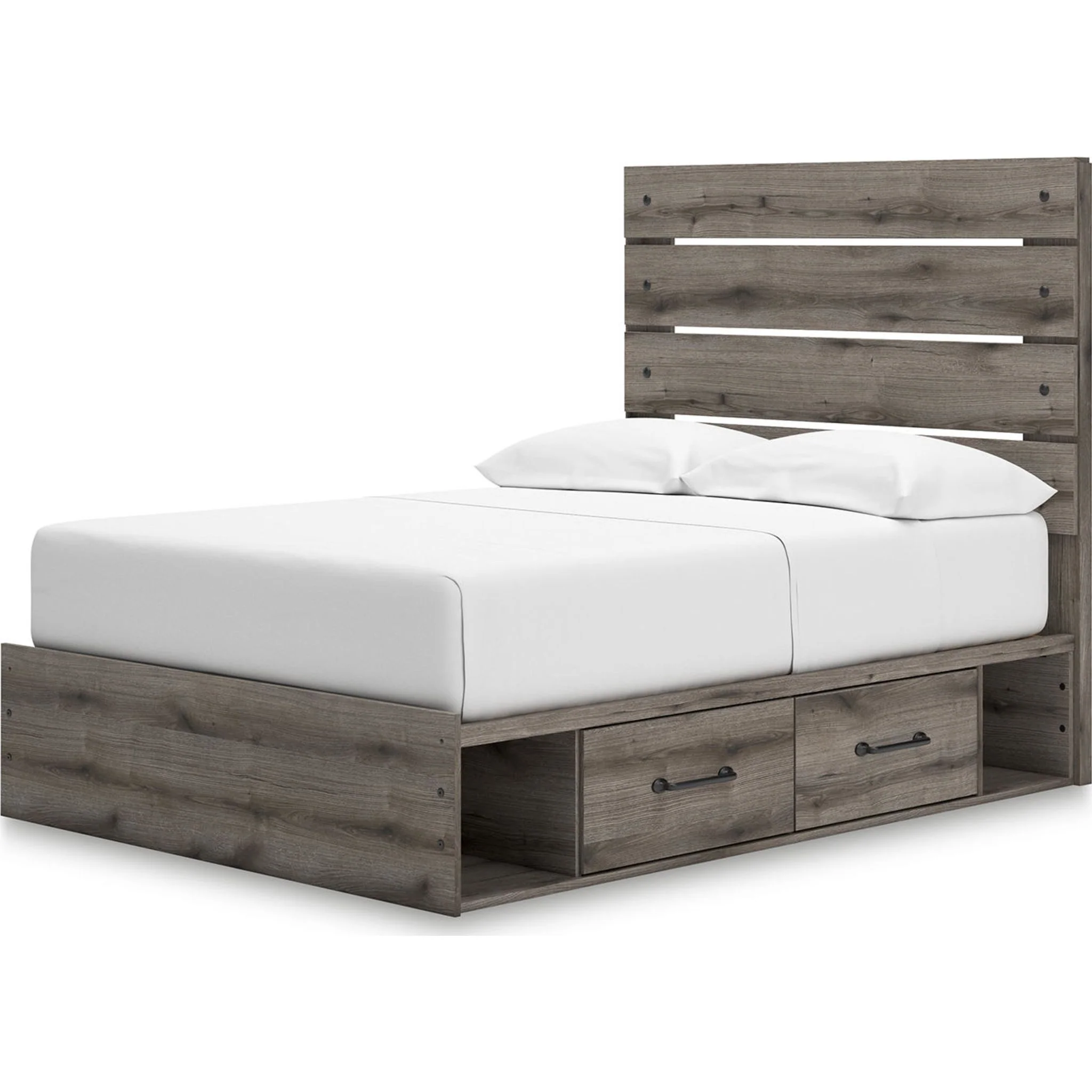 Graystorm Full Storage Bed - Brown Gray - Image 5