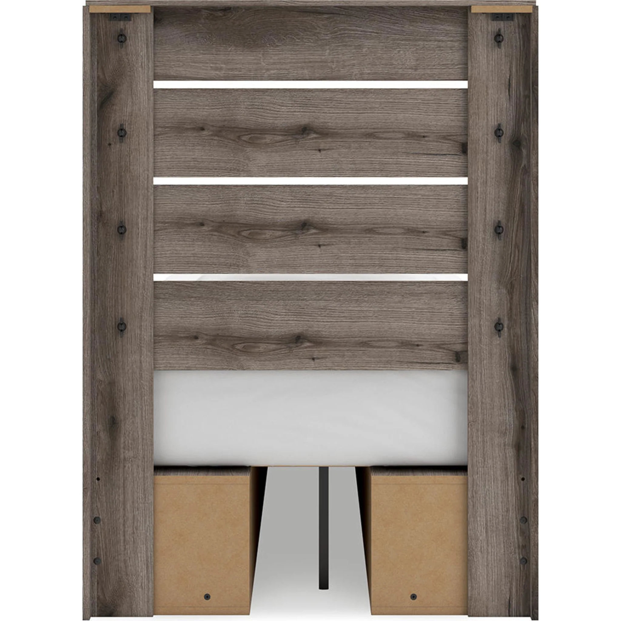 Graystorm Twin Storage Bed - Brown Gray - Image 10