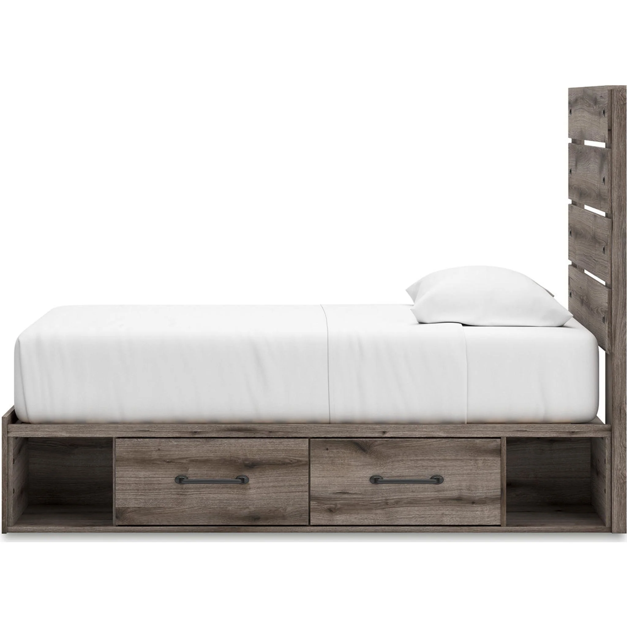 Graystorm Twin Storage Bed - Brown Gray - Image 13