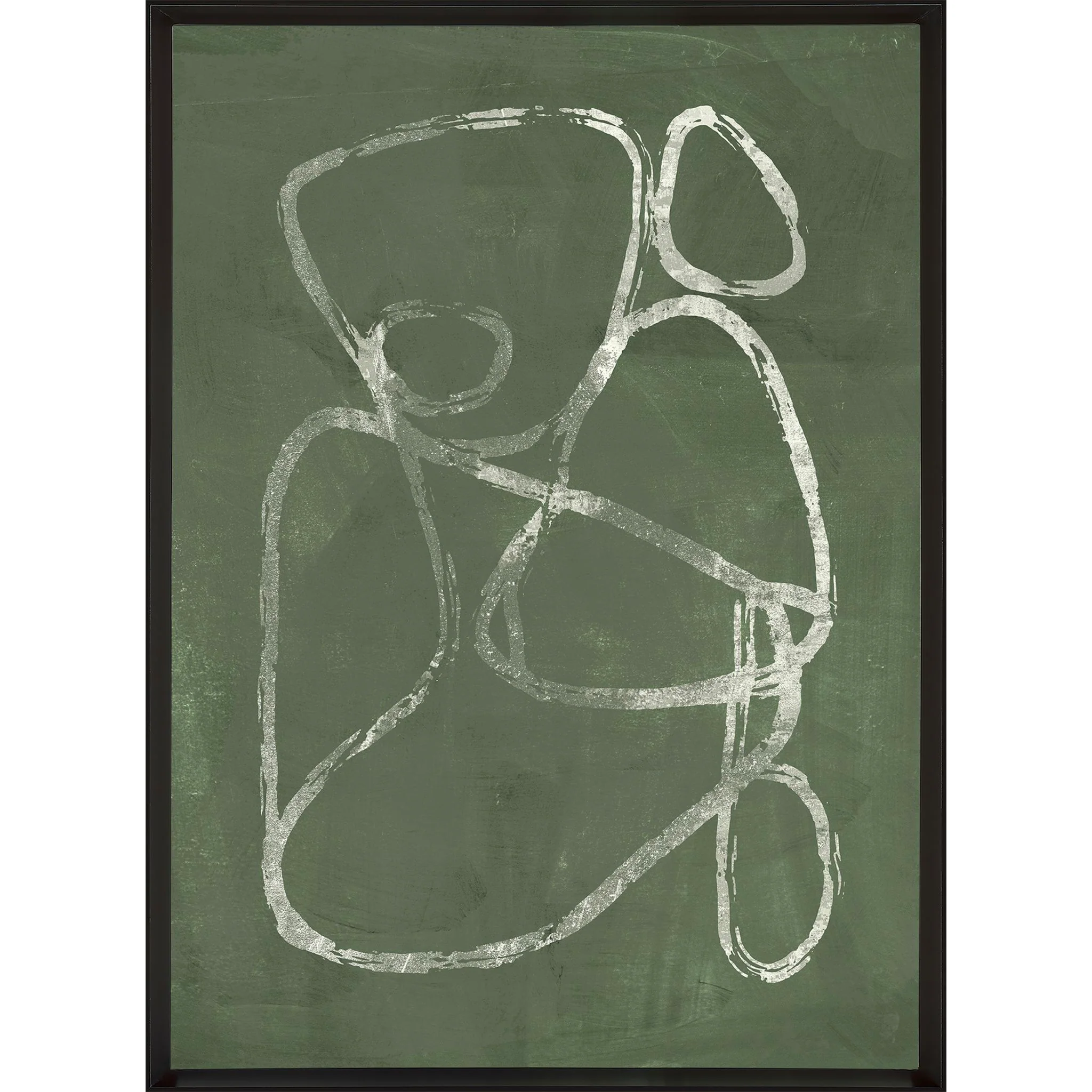 Green Abstract III Wall Art 22.00" x 30.00"