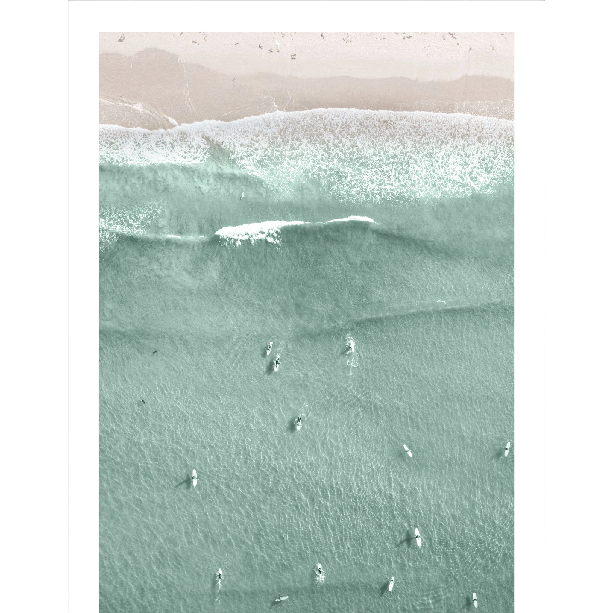 Green Waves 1 Wall Art 26.00" x 34.00"