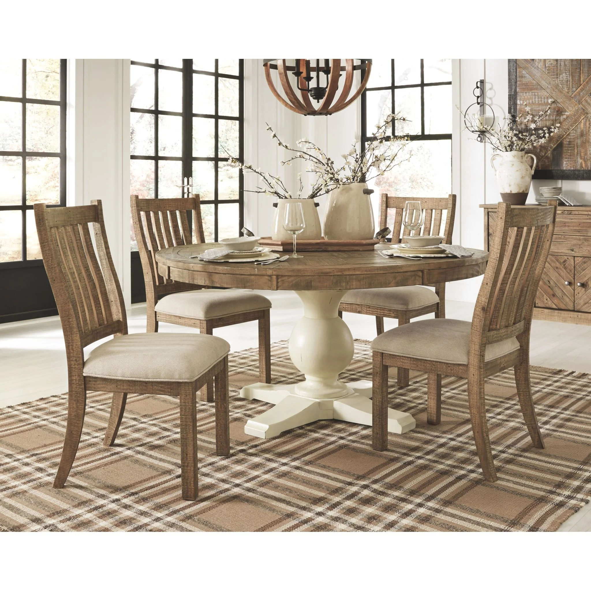 Grindleburg Side Chair - Light Brown - (D754-05) - Image 3