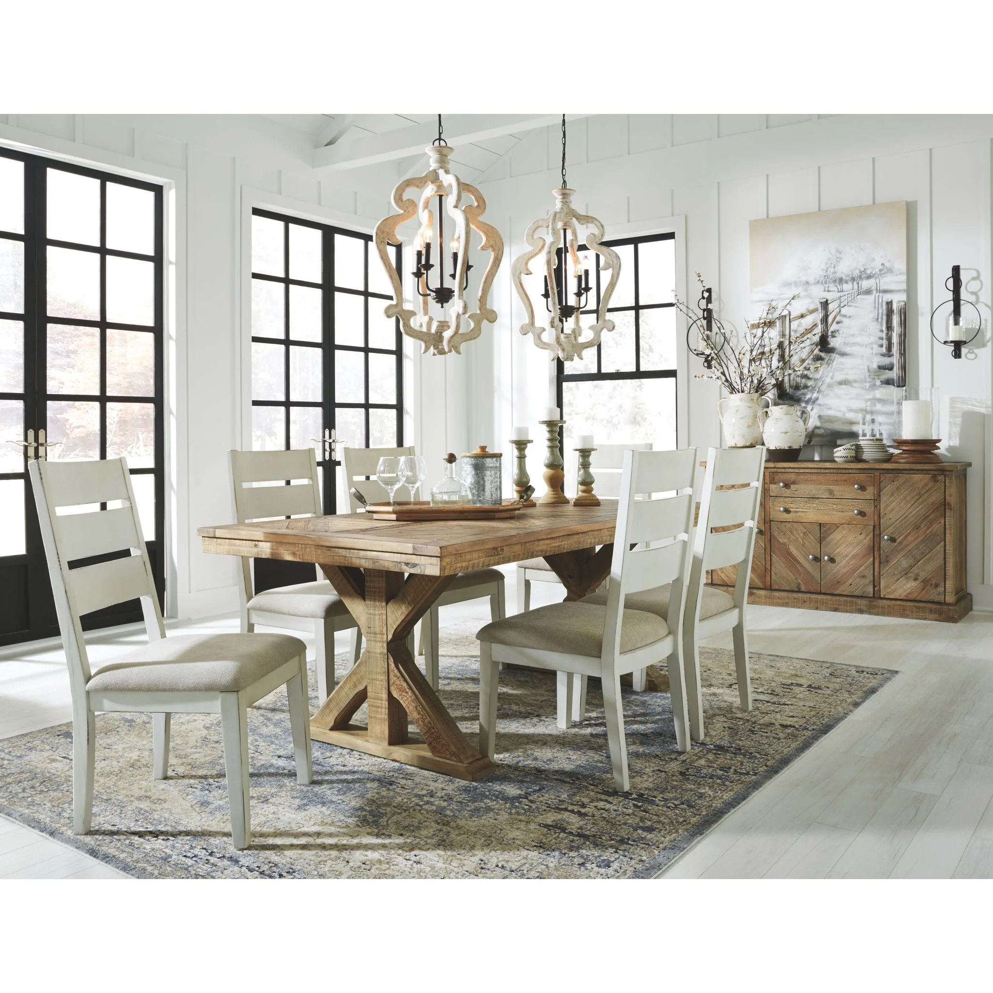 Grindleburg Dining Table - Light Brown - (D754-125) - Image 2