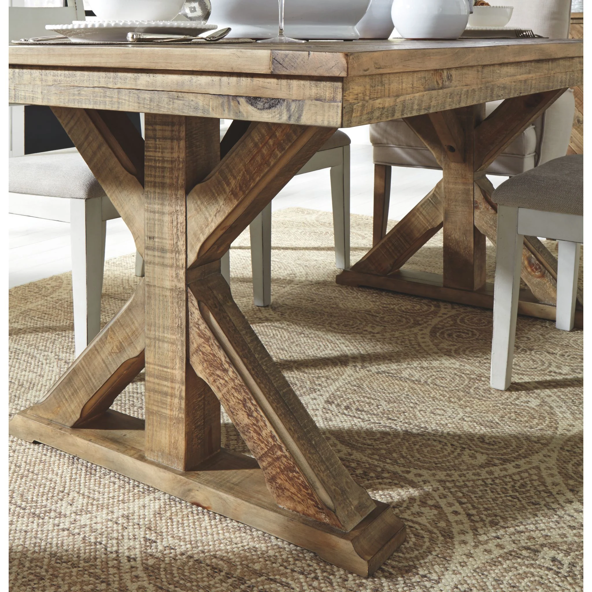 Grindleburg Dining Table - Light Brown - (D754-125) - Image 5