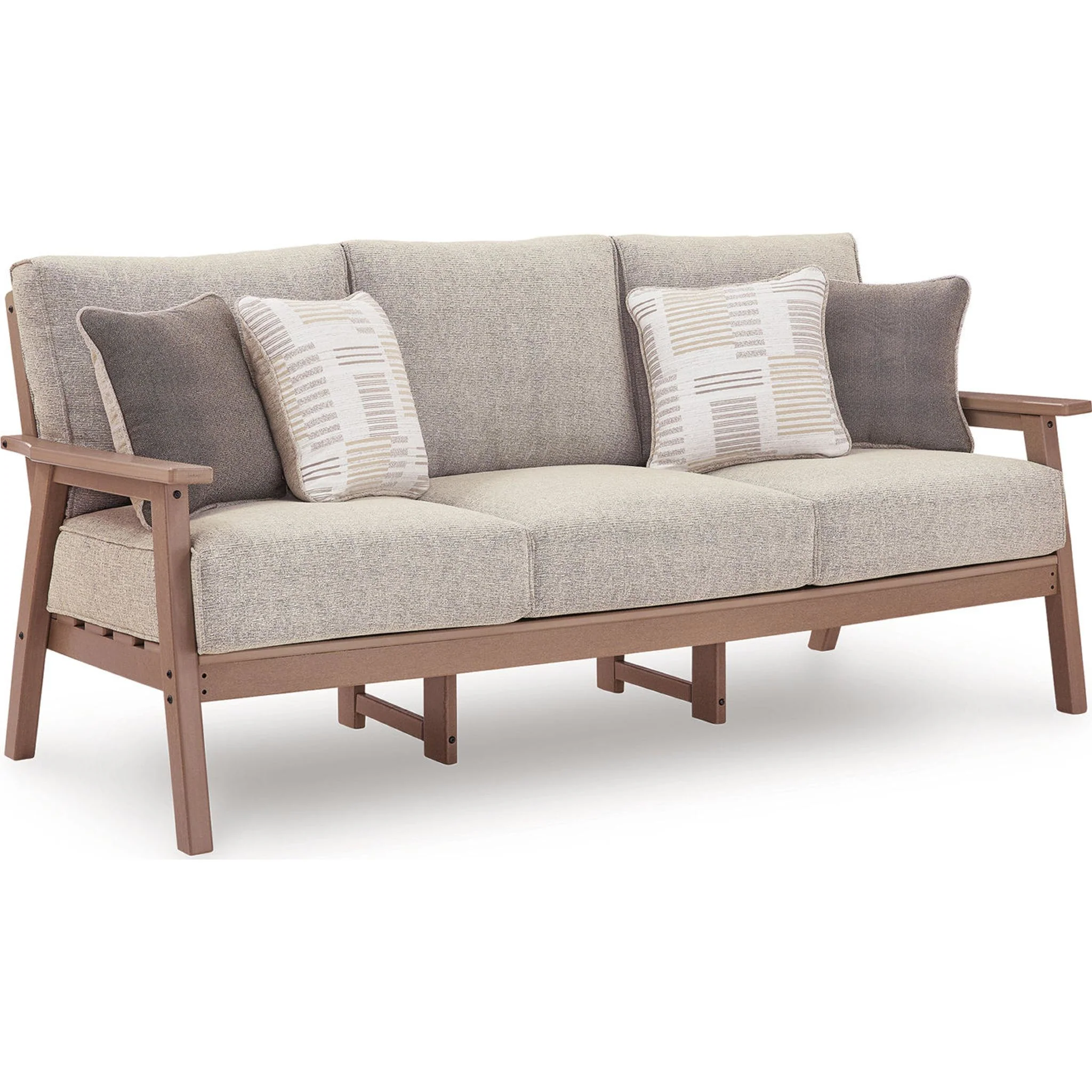 Grover Beach 4 Piece Outdoor Seating - Driftwood - Image 13