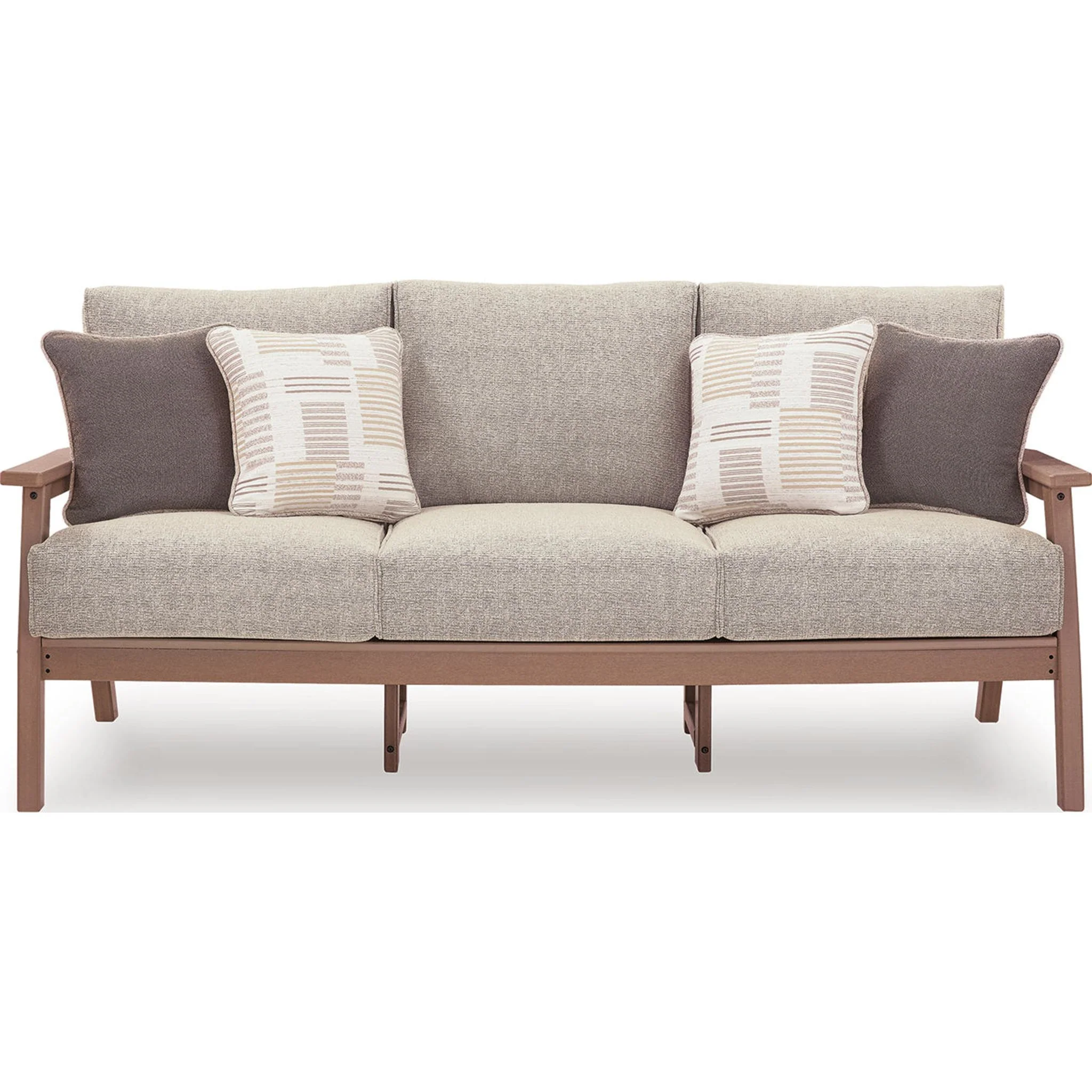 Grover Beach 4 Piece Outdoor Seating - Driftwood - Image 15