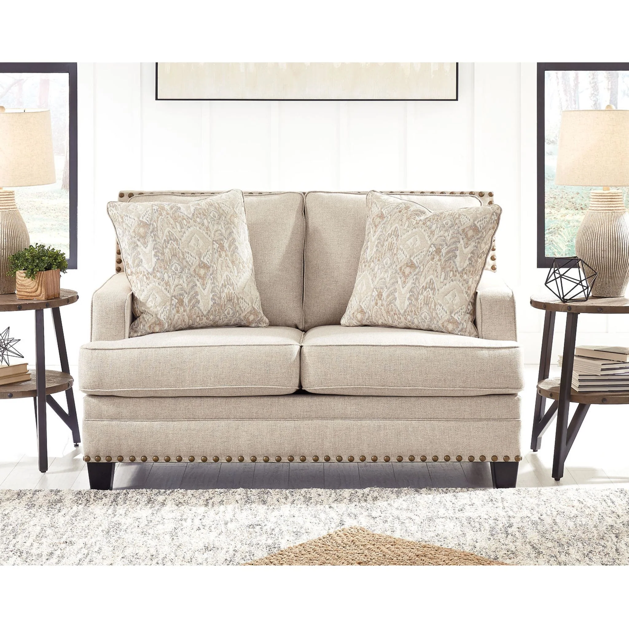 Guin Loveseat - Linen - Image 13