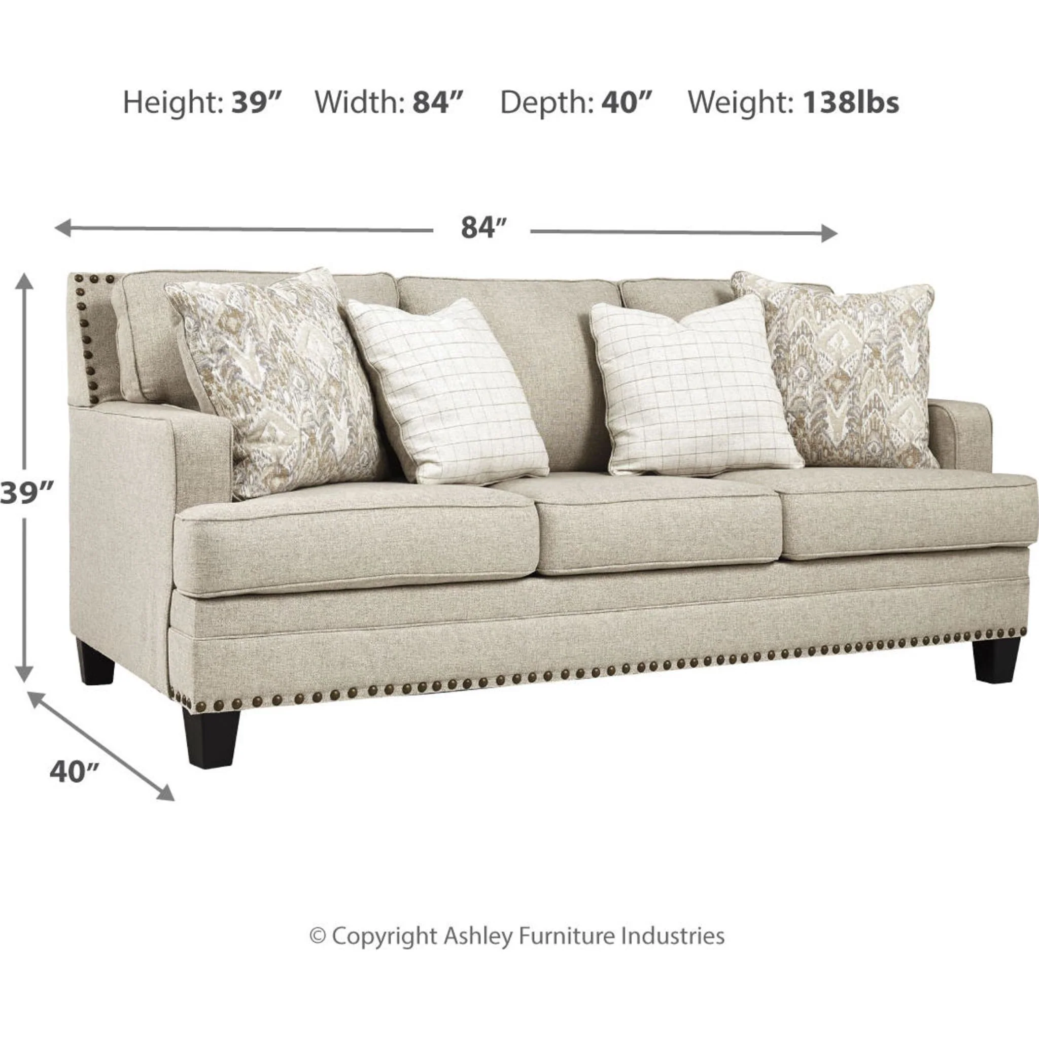 Guin Sofa - Linen - Image 15