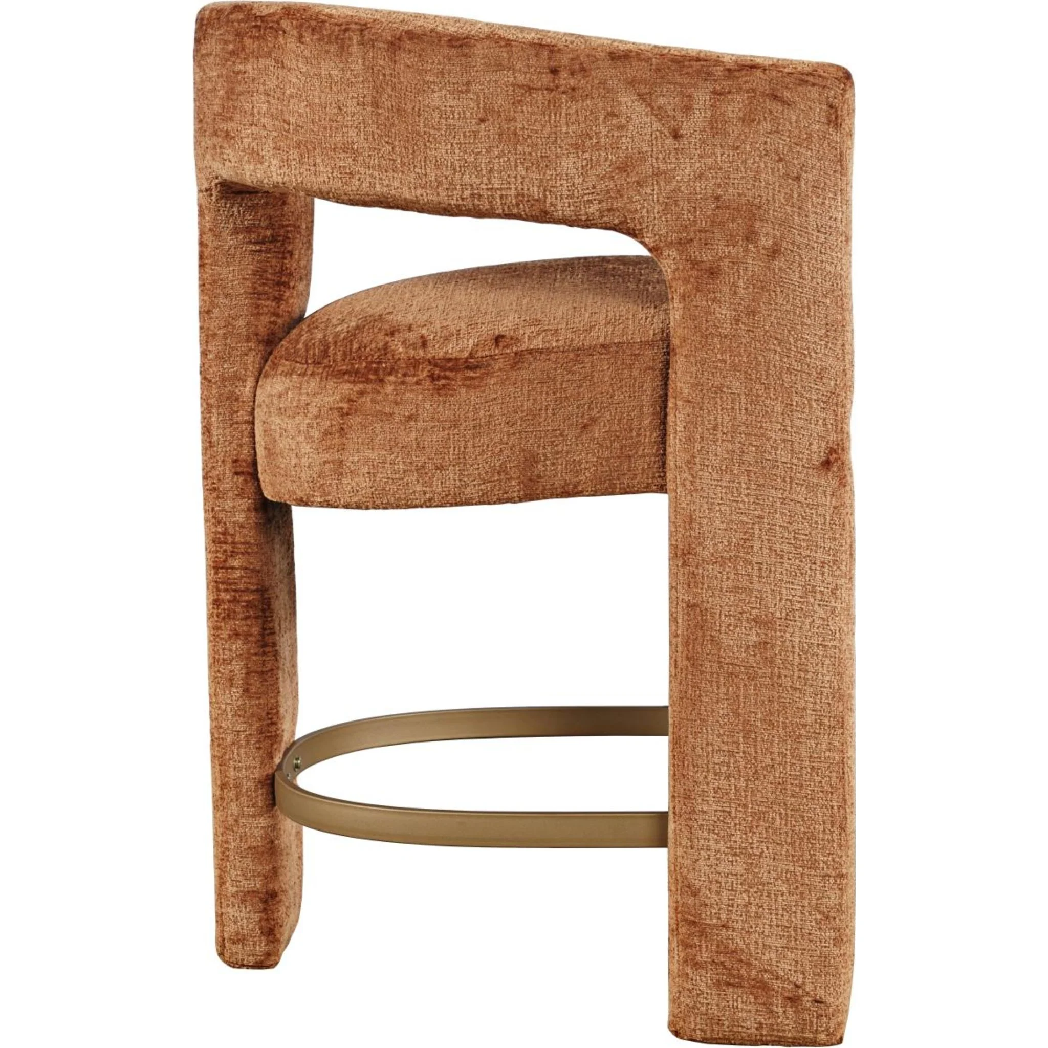 Gwen Counter Height Stool - Rust - (2271-GWENSTRST) - Image 2