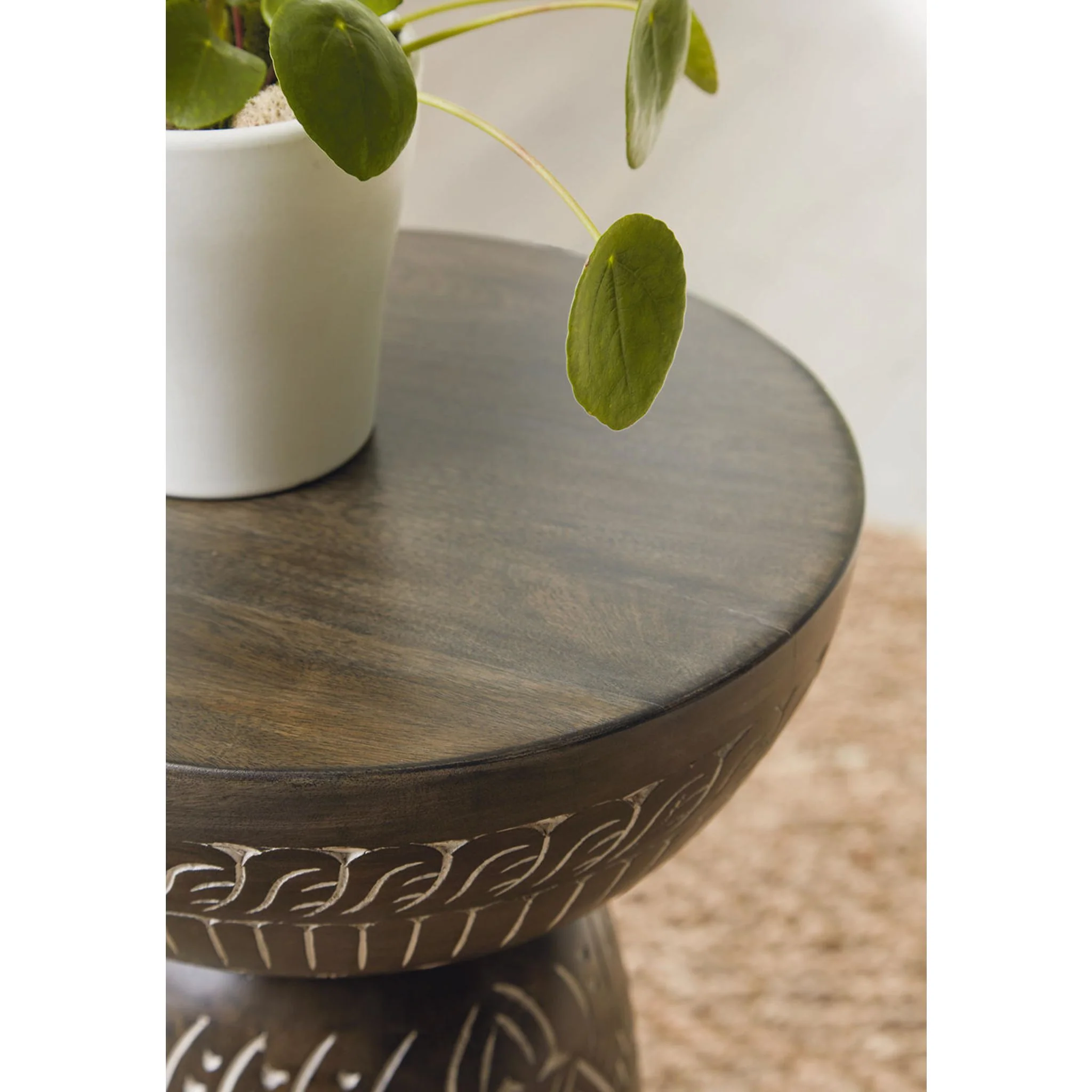 Hadcher Accent Table - Cream/Brown - Image 23