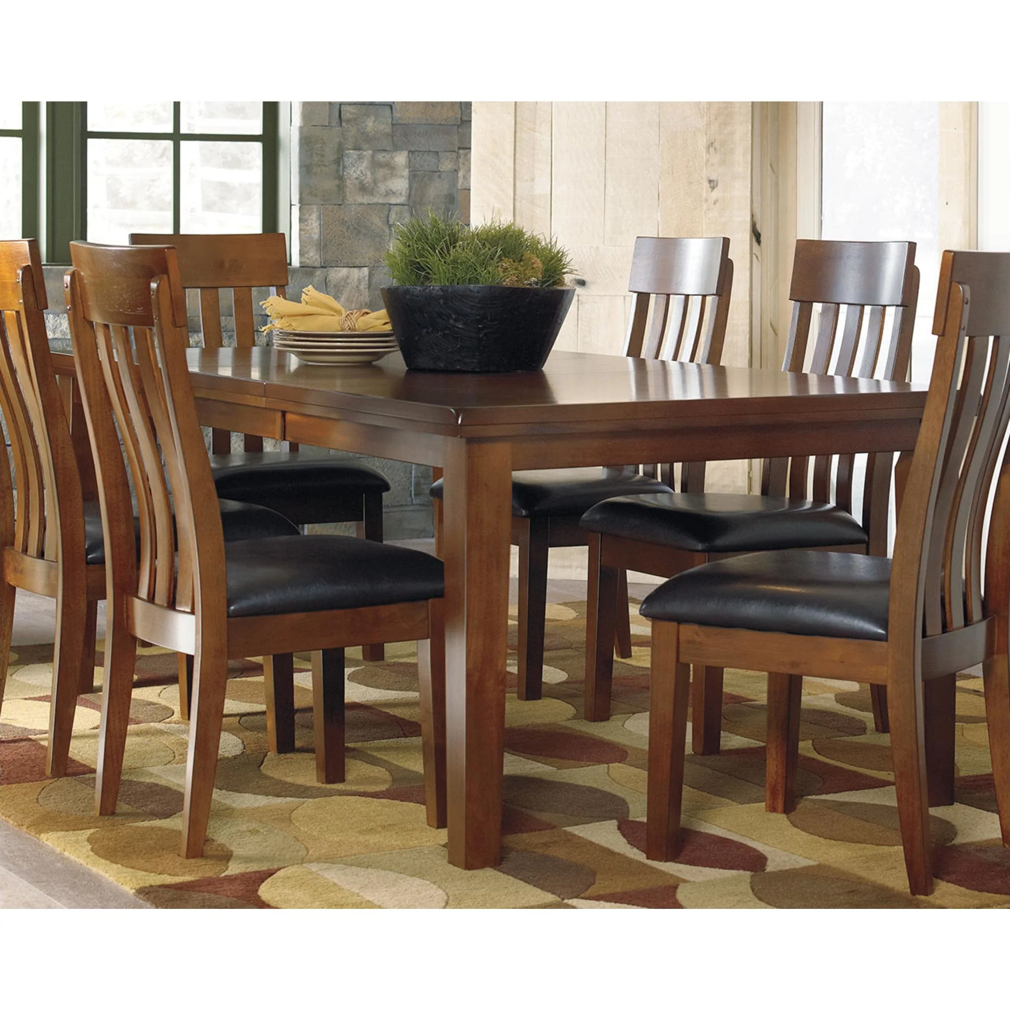 Ralene Dining Extension Table - Medium Brown - (D594-35) - Image 9