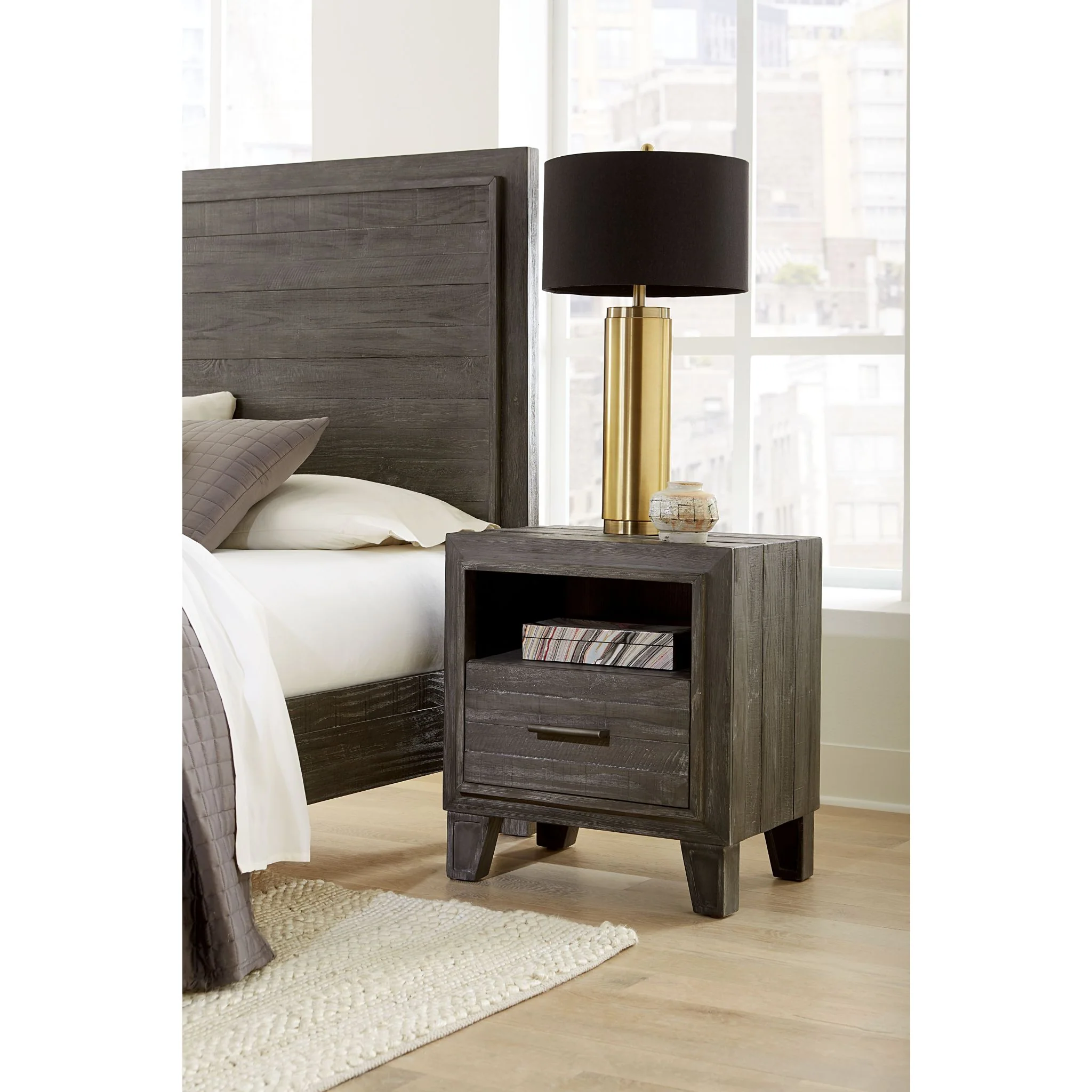 Hadley Nightstand - Onyx - Image 4