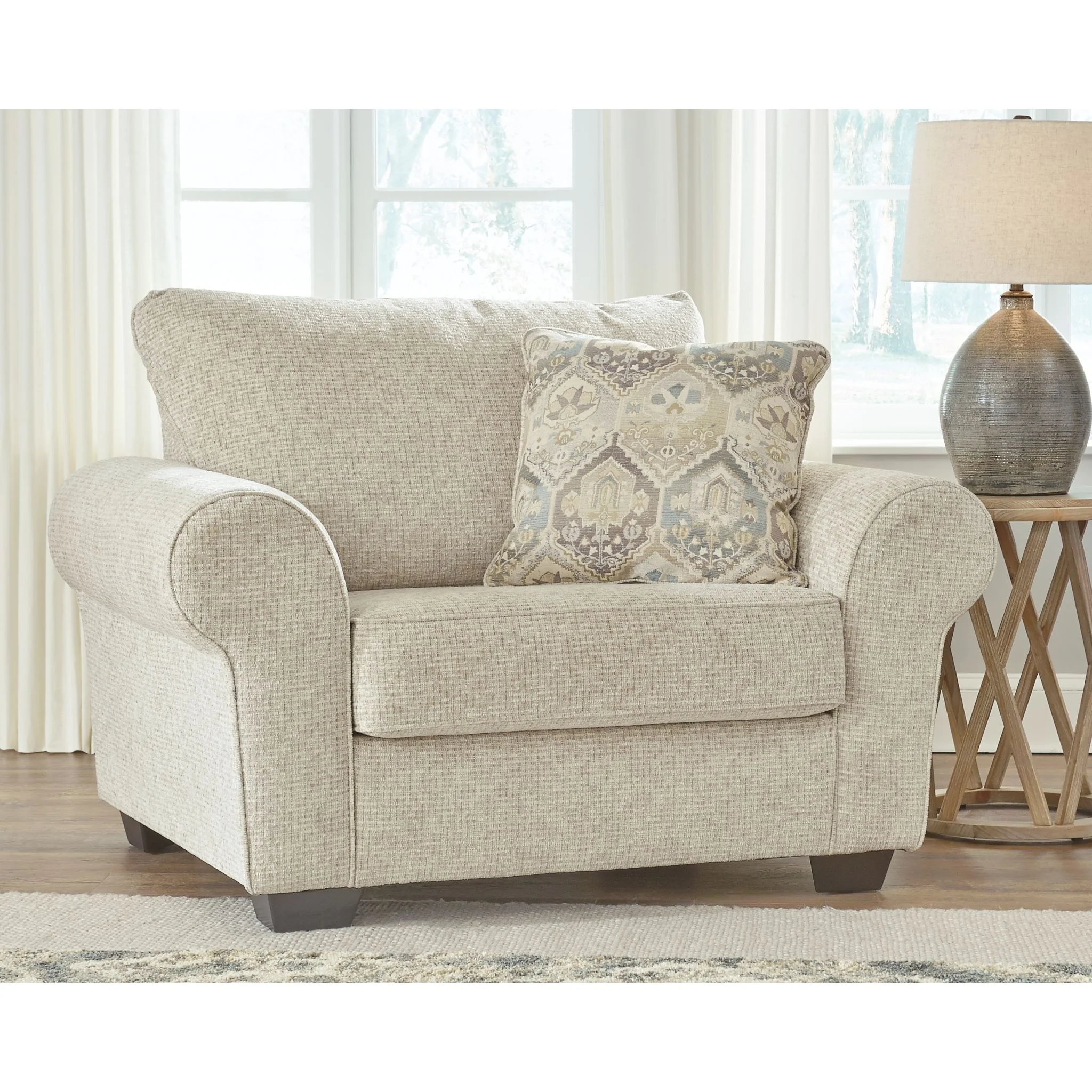 Haisley Chair and a Half - Ivory - Image 2