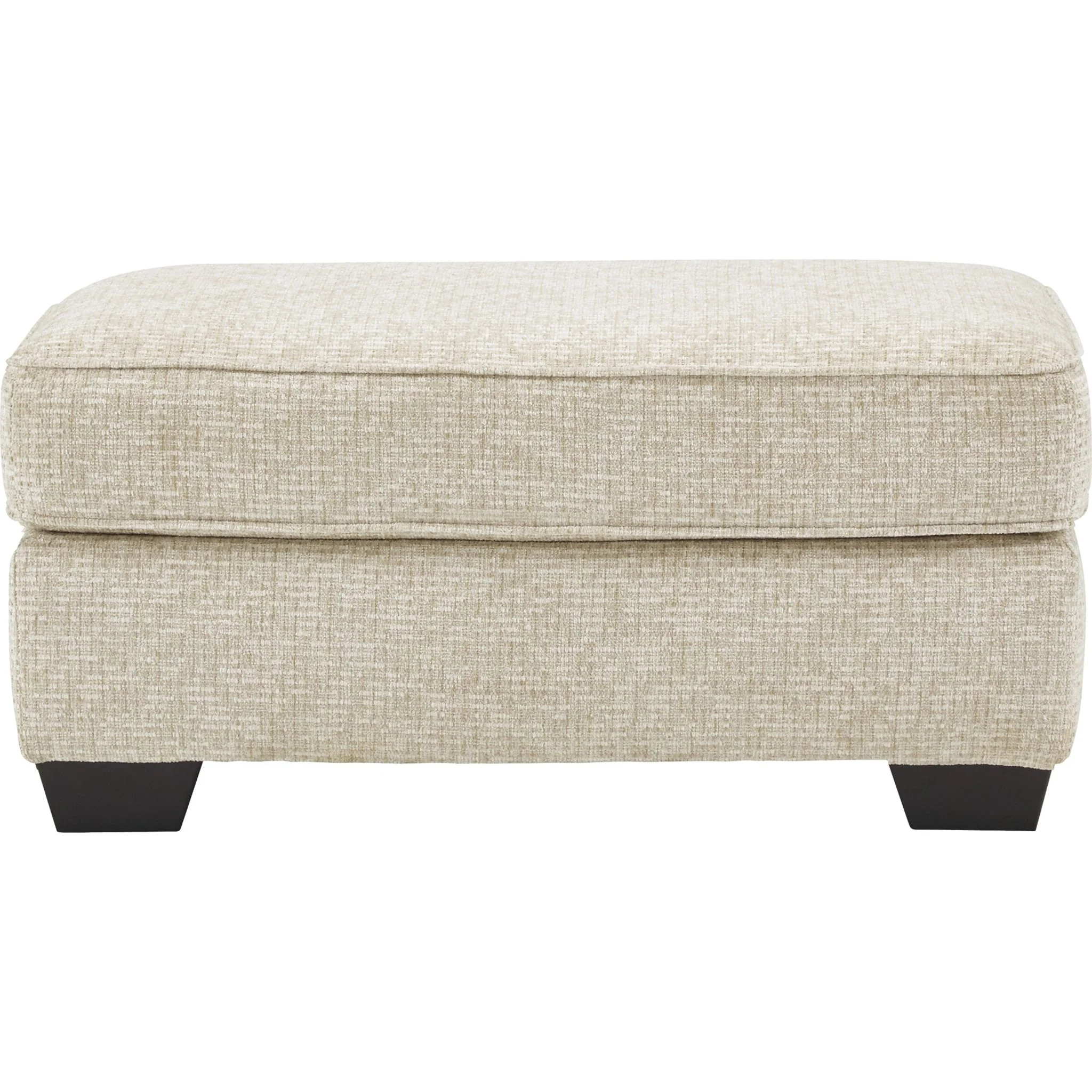 Haisley Ottoman - Ivory - Image 3
