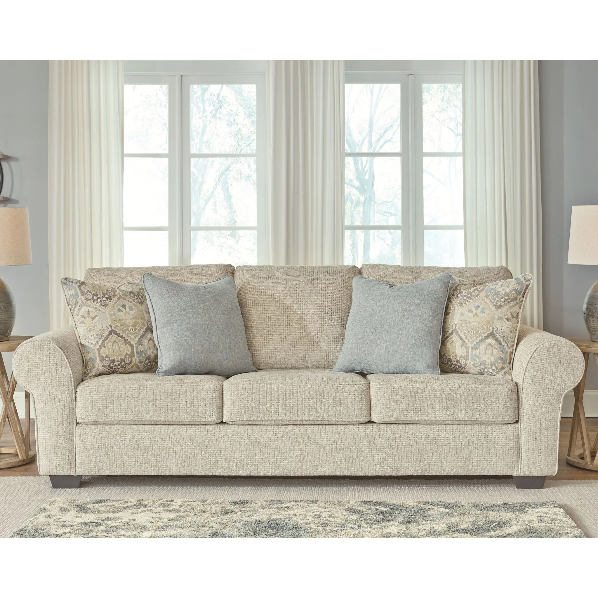 Haisley Sofa - Ivory - Image 2