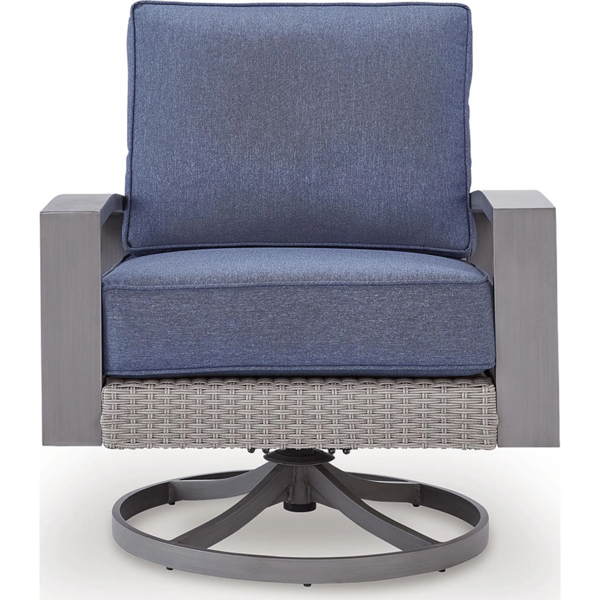 Half Moon Beach 3 Piece Outdoor Seating - Blue/Gray - Image 5