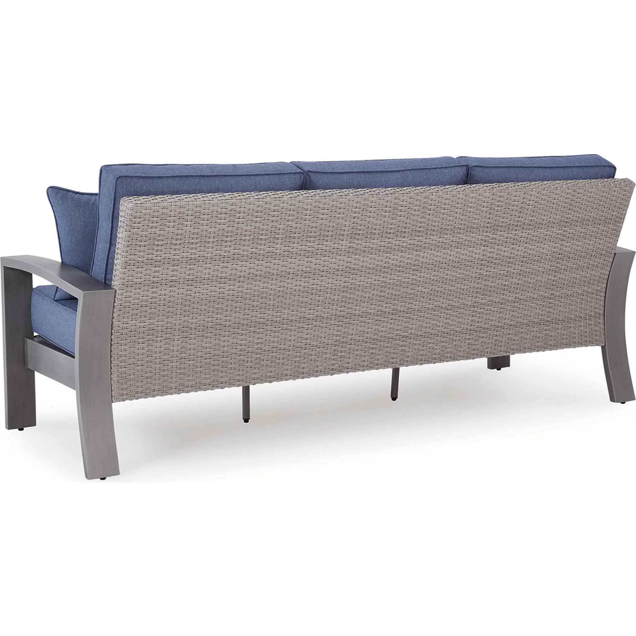 Half Moon Beach 3 Piece Outdoor Seating - Blue/Gray - Image 8