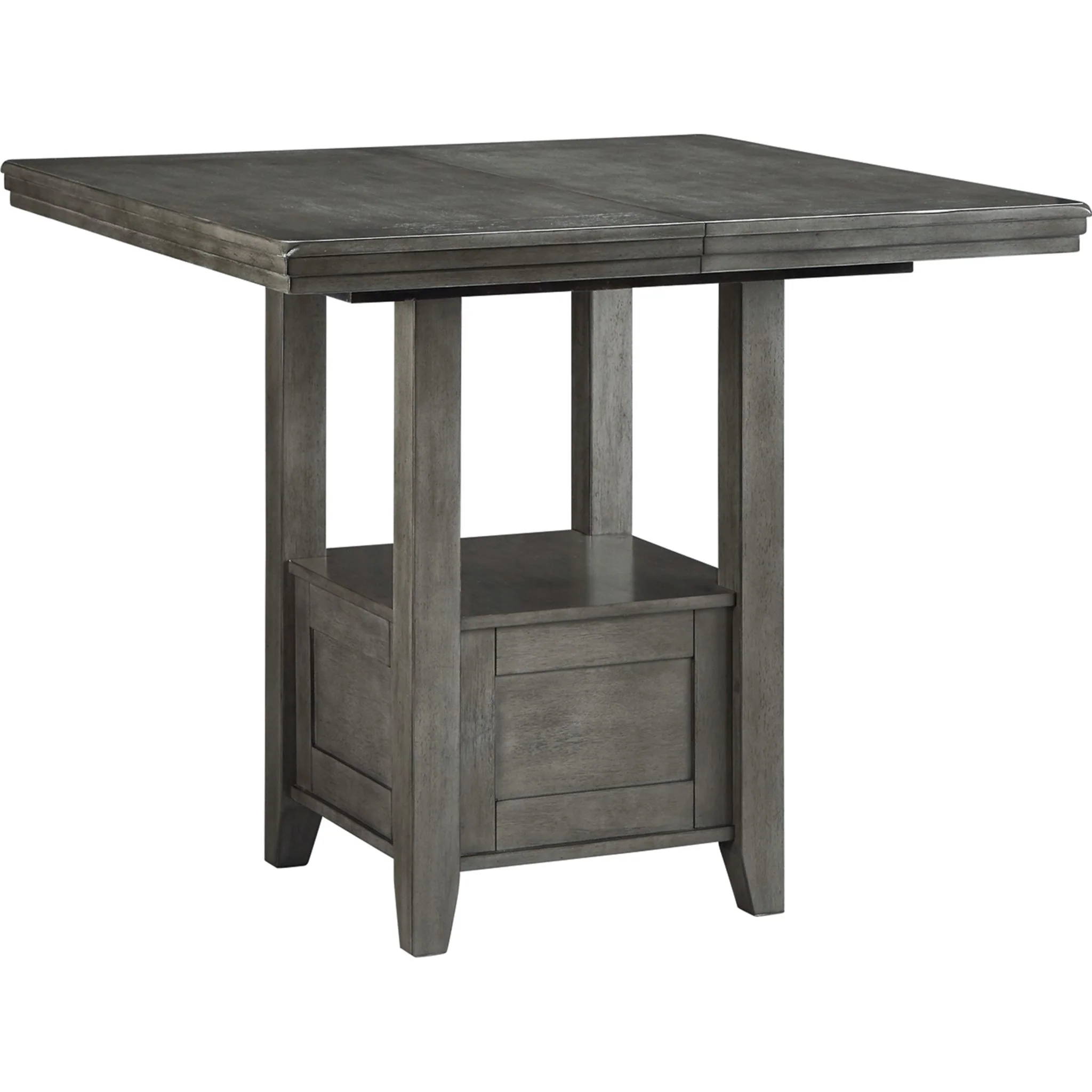 Hallanden Counter Height Extension Table - Gray - (D589-42) - Image 2