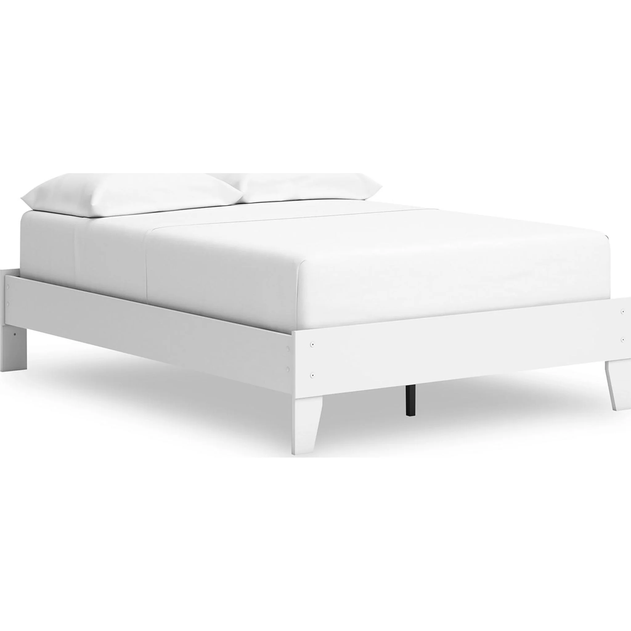 Hallityn Full Platform Bed - White - Image 2