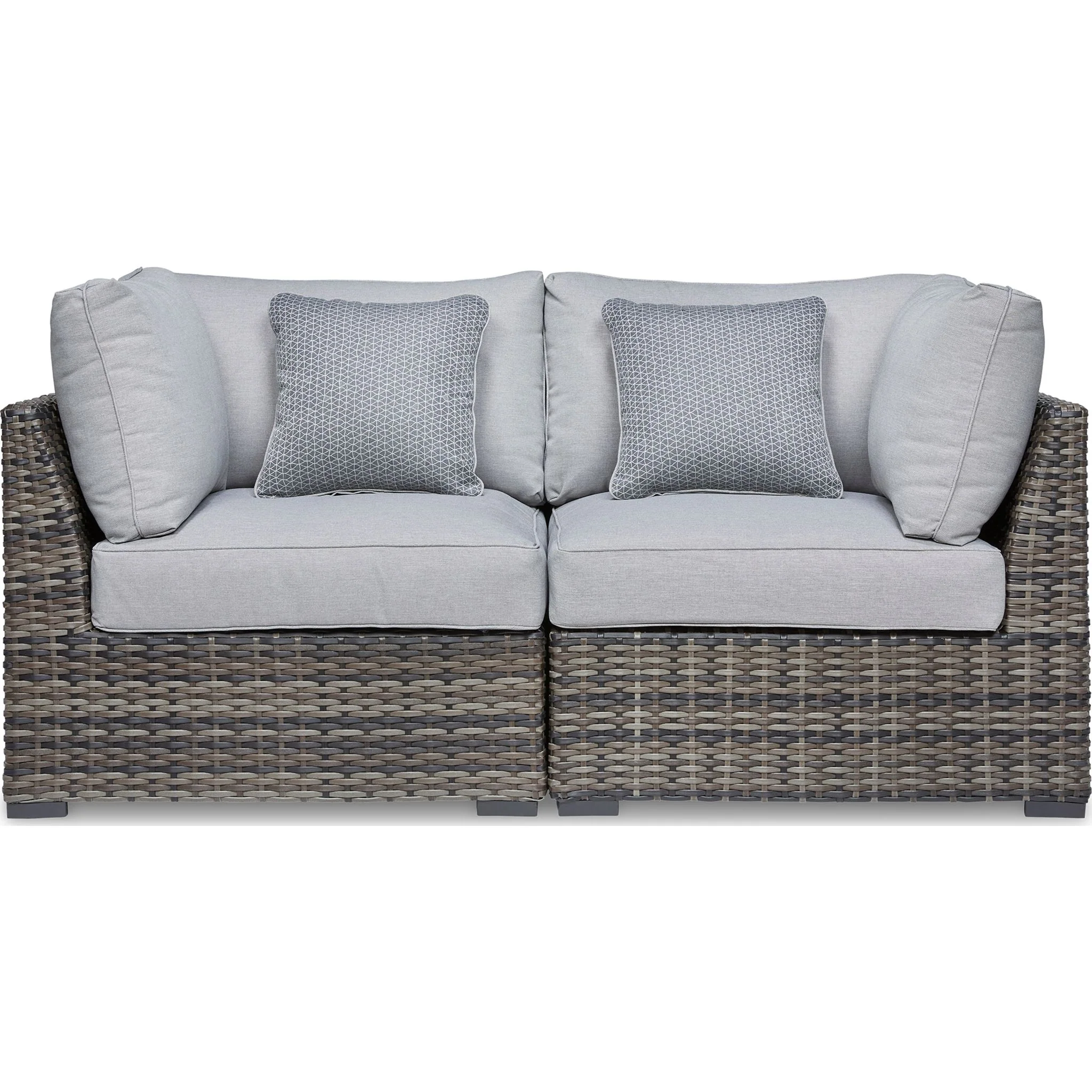Harbor Court 2 Piece Outdoor Sectional - Gray
