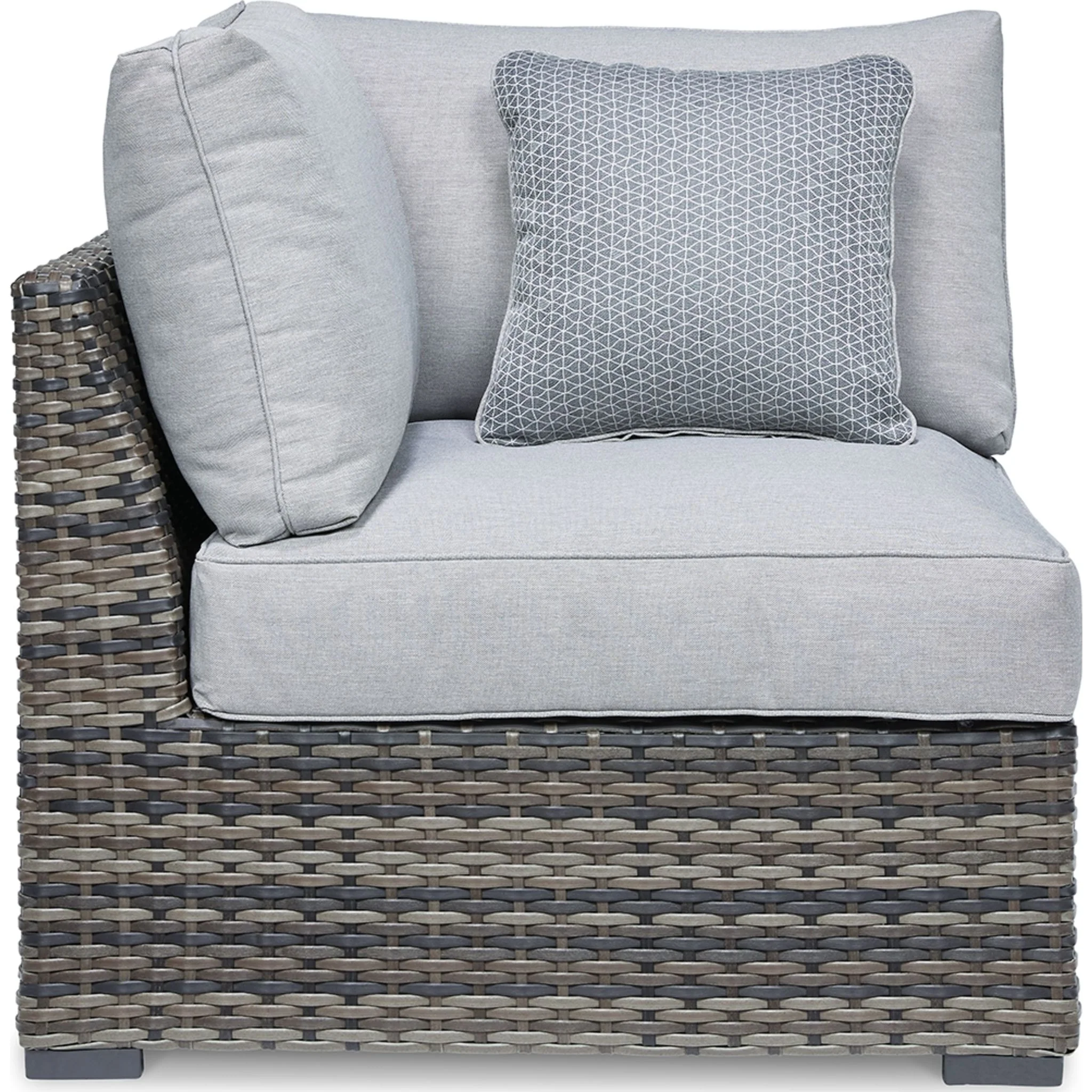 Harbor Court 2 Piece Outdoor Sectional - Gray - Image 3