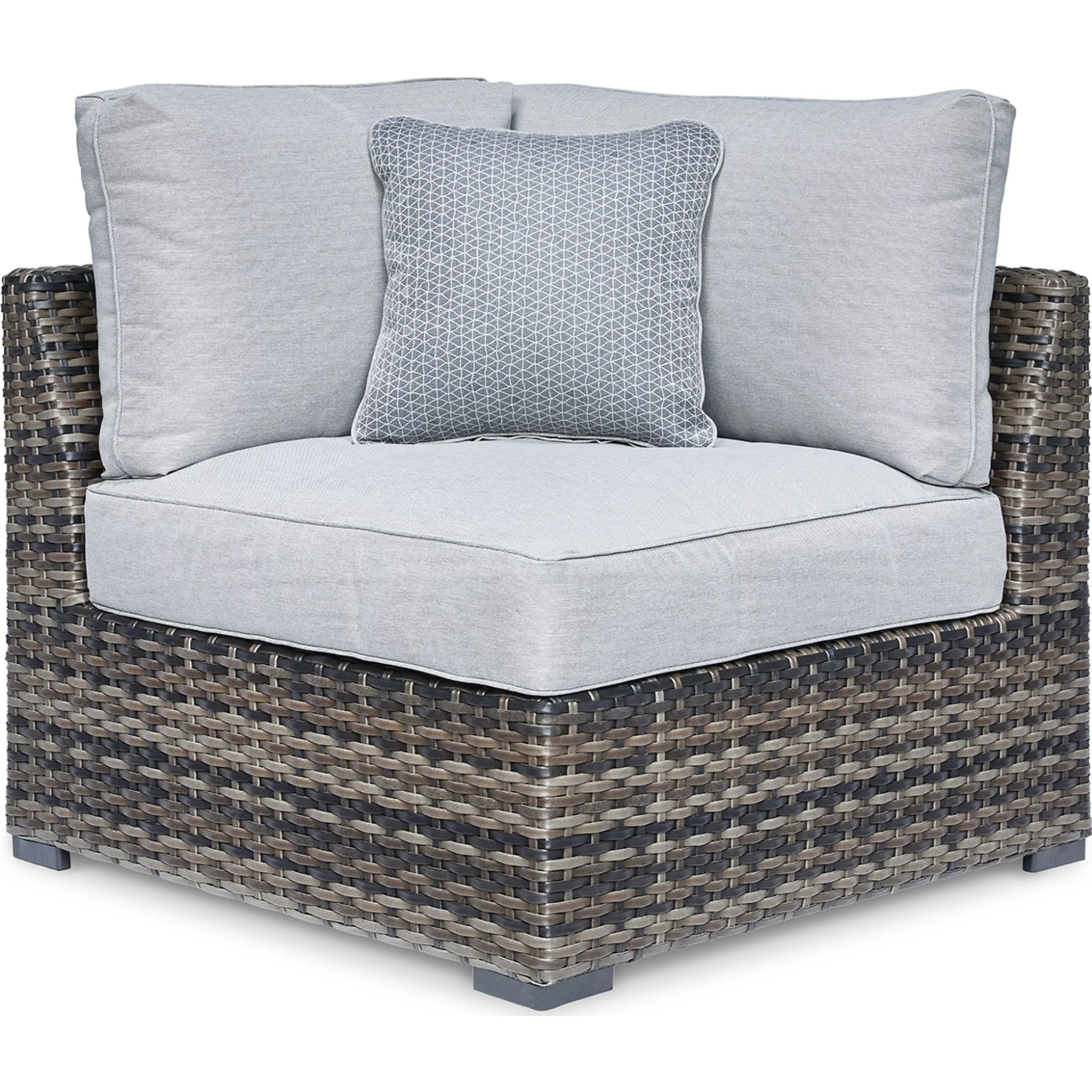Harbor Court 9 Piece Outdoor Sectional - Gray - Image 5