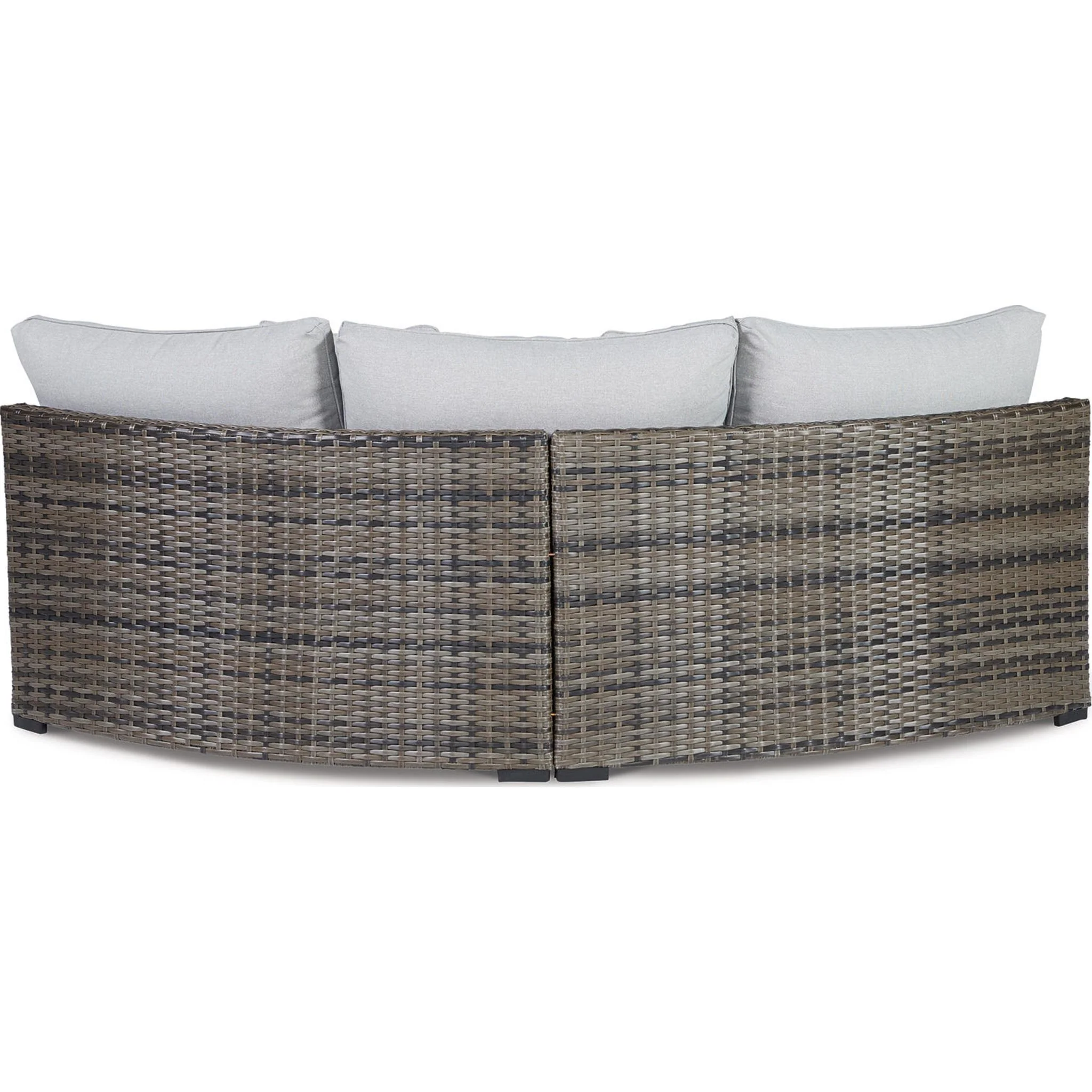 Harbor Court Outdoor Loveseat with Cushion - Gray - Image 6