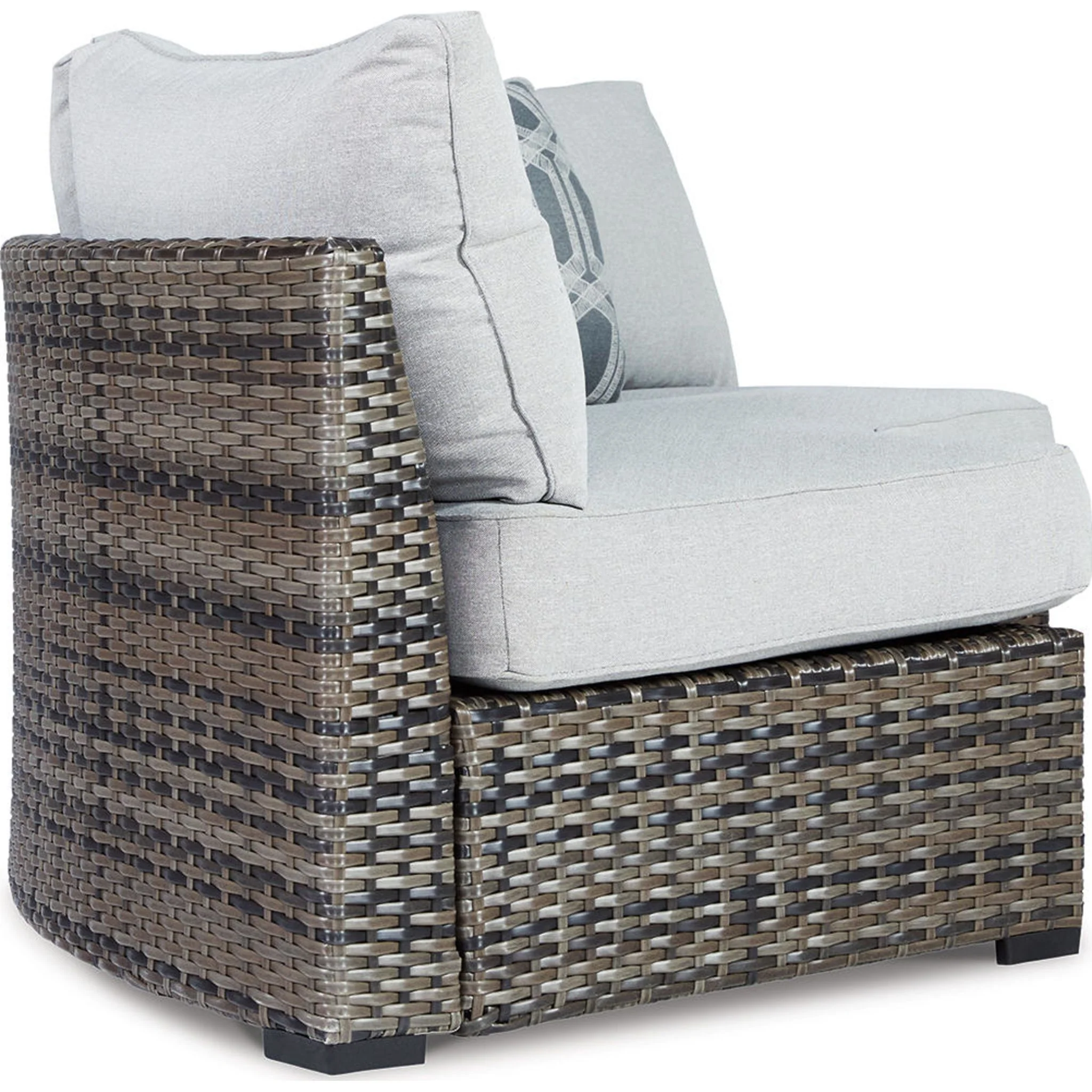 Harbor Court Outdoor Loveseat with Cushion - Gray - Image 7