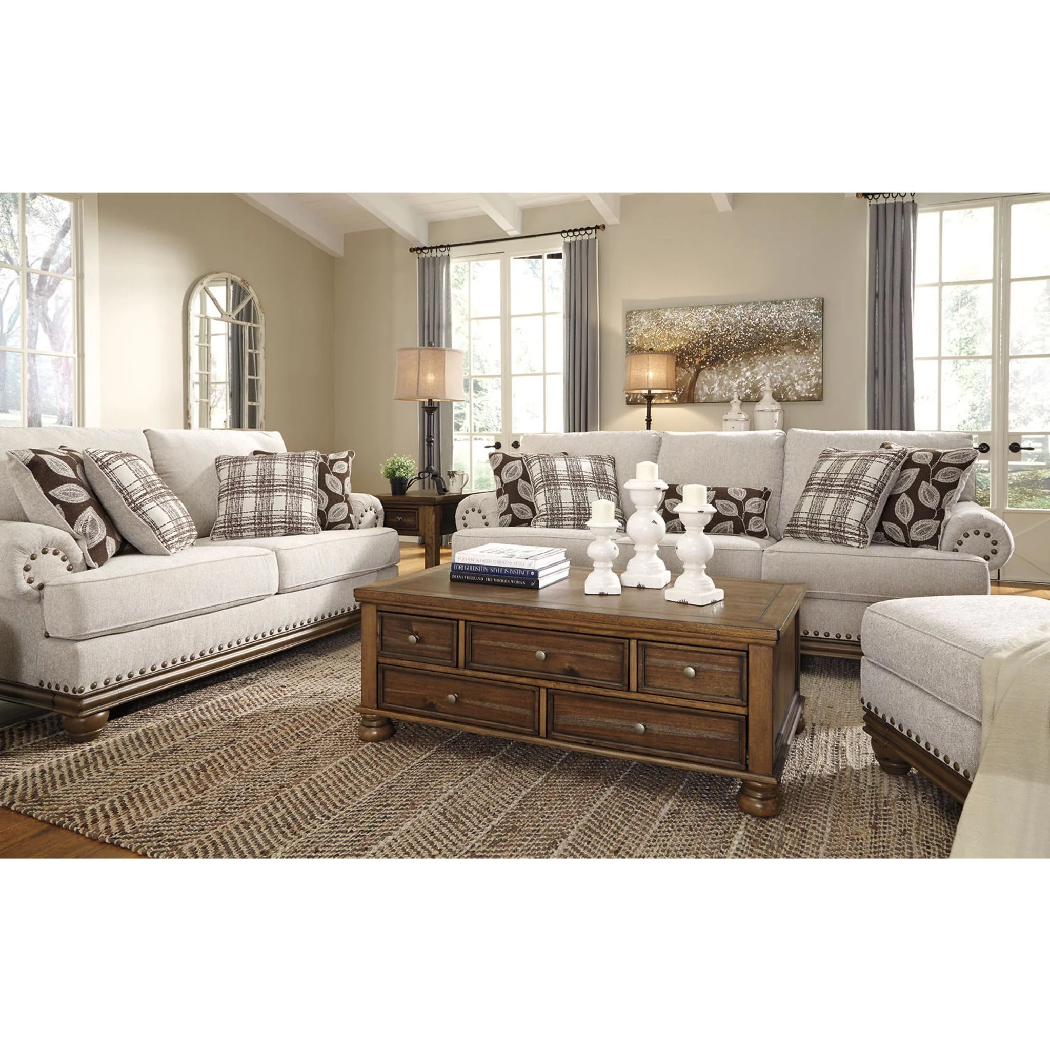 Harleson Sofa - Wheat - Image 12