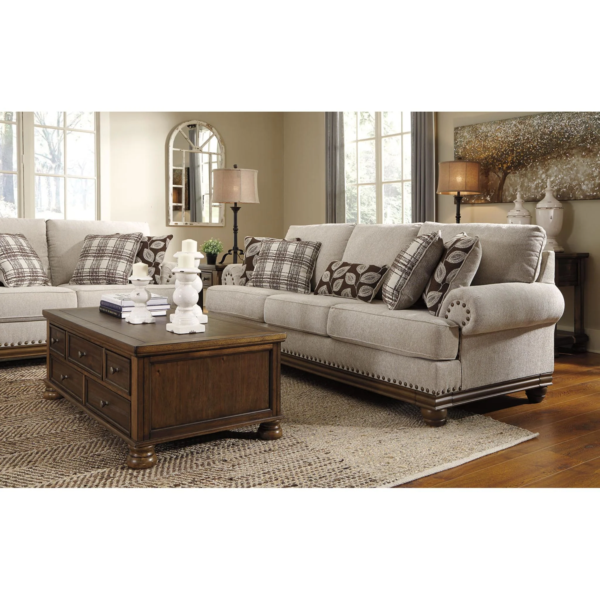 Harleson Sofa - Wheat - Image 14
