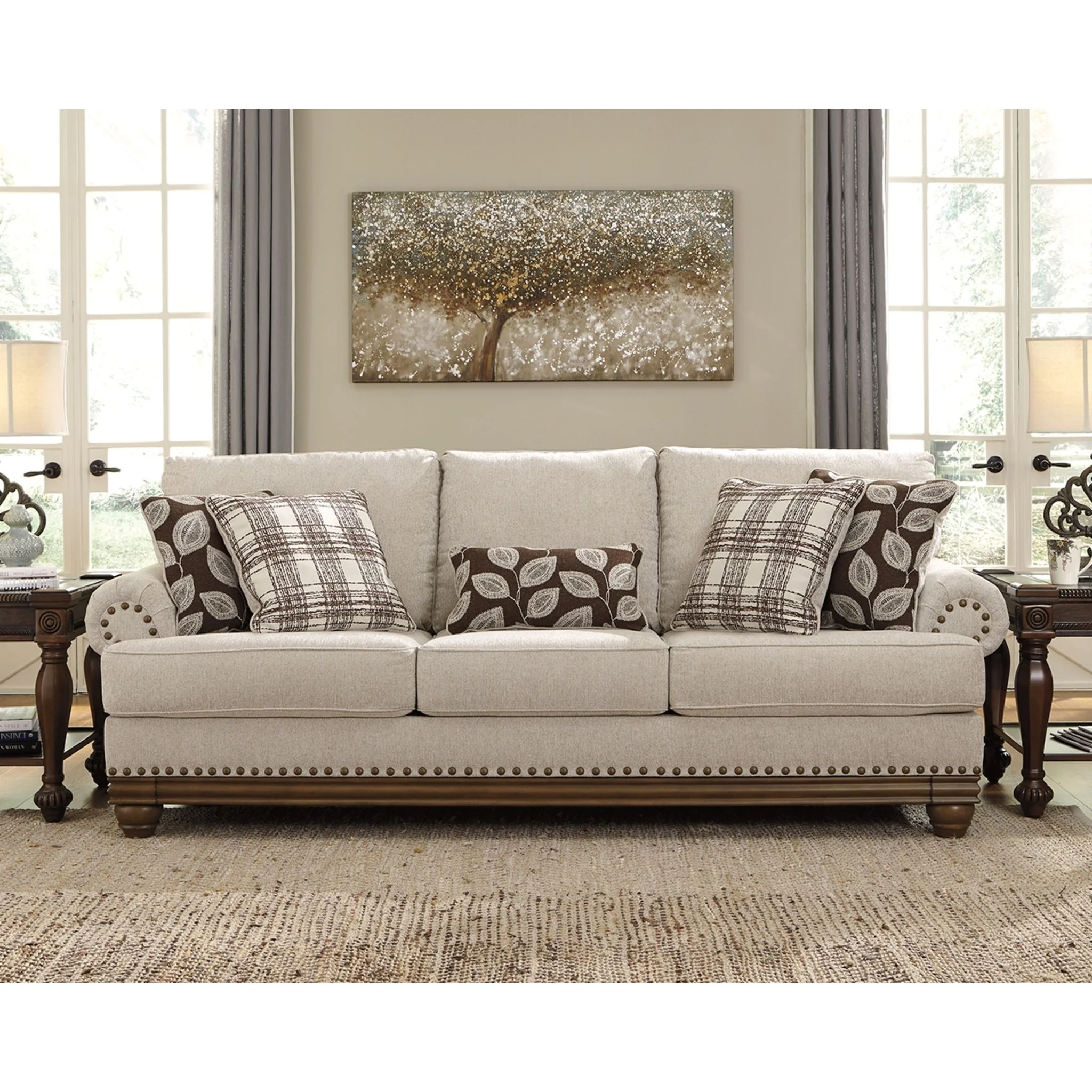 Harleson Sofa - Wheat - Image 2