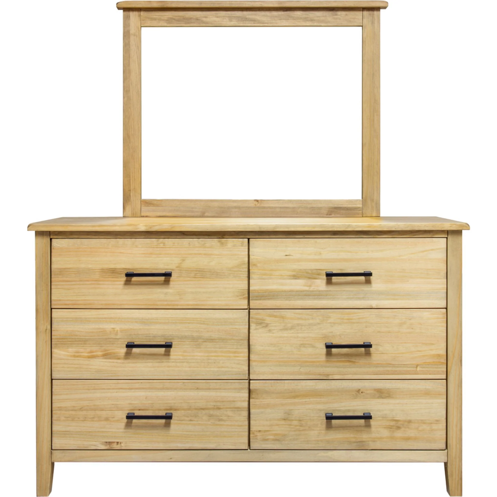 Harlow 6 Piece Panel Bedroom - Natural - Image 3