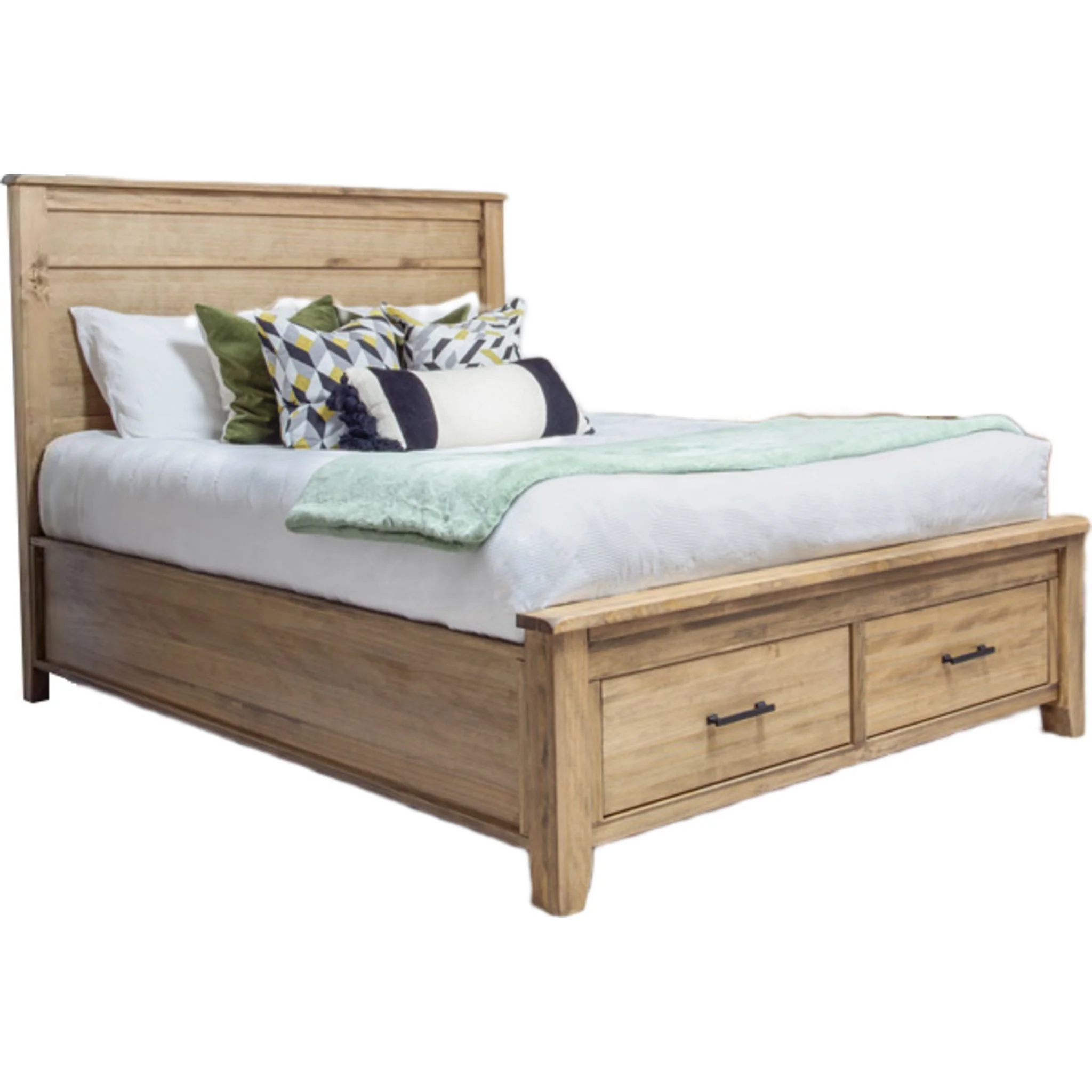 Harlow 6 Piece Storage Bedroom - Natural - Image 3