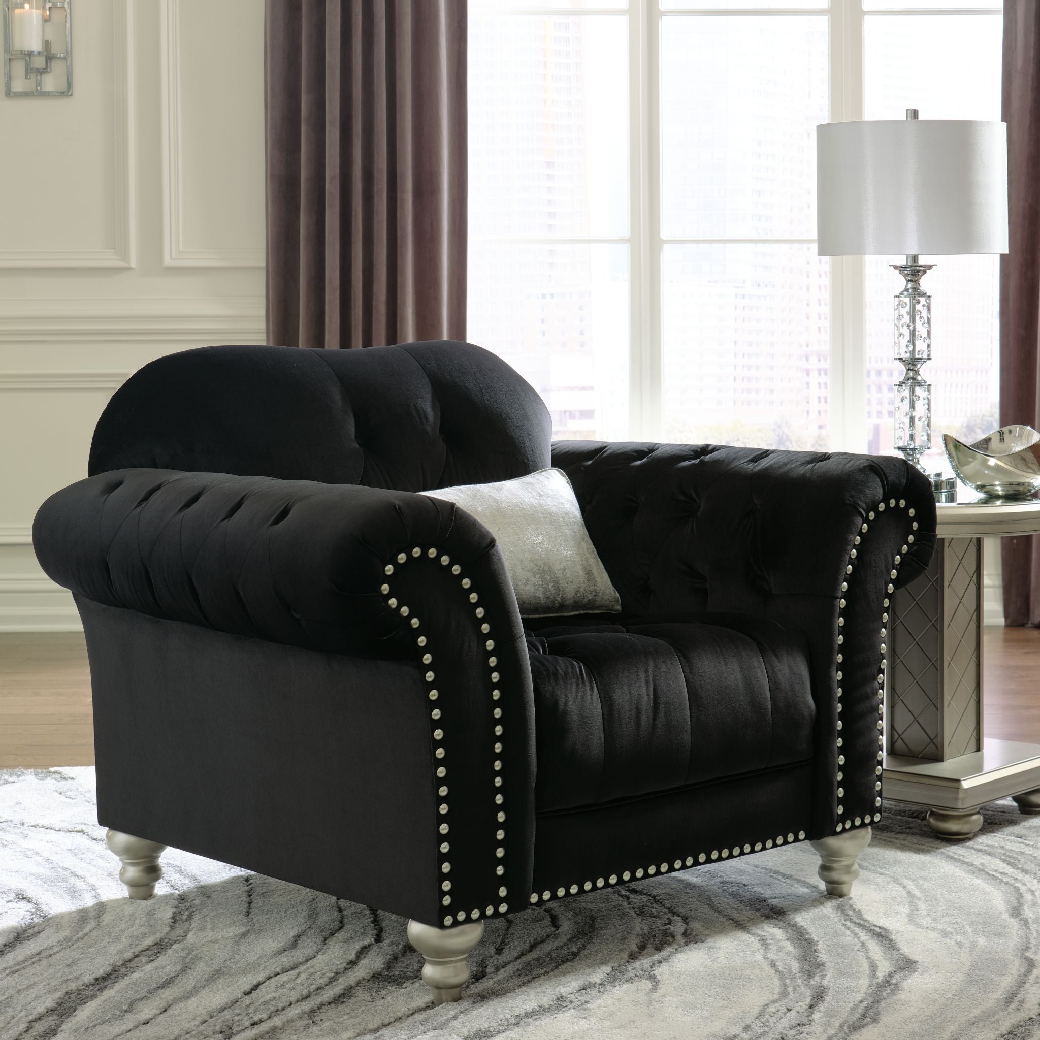 Harriotte Chair - Black - Image 2