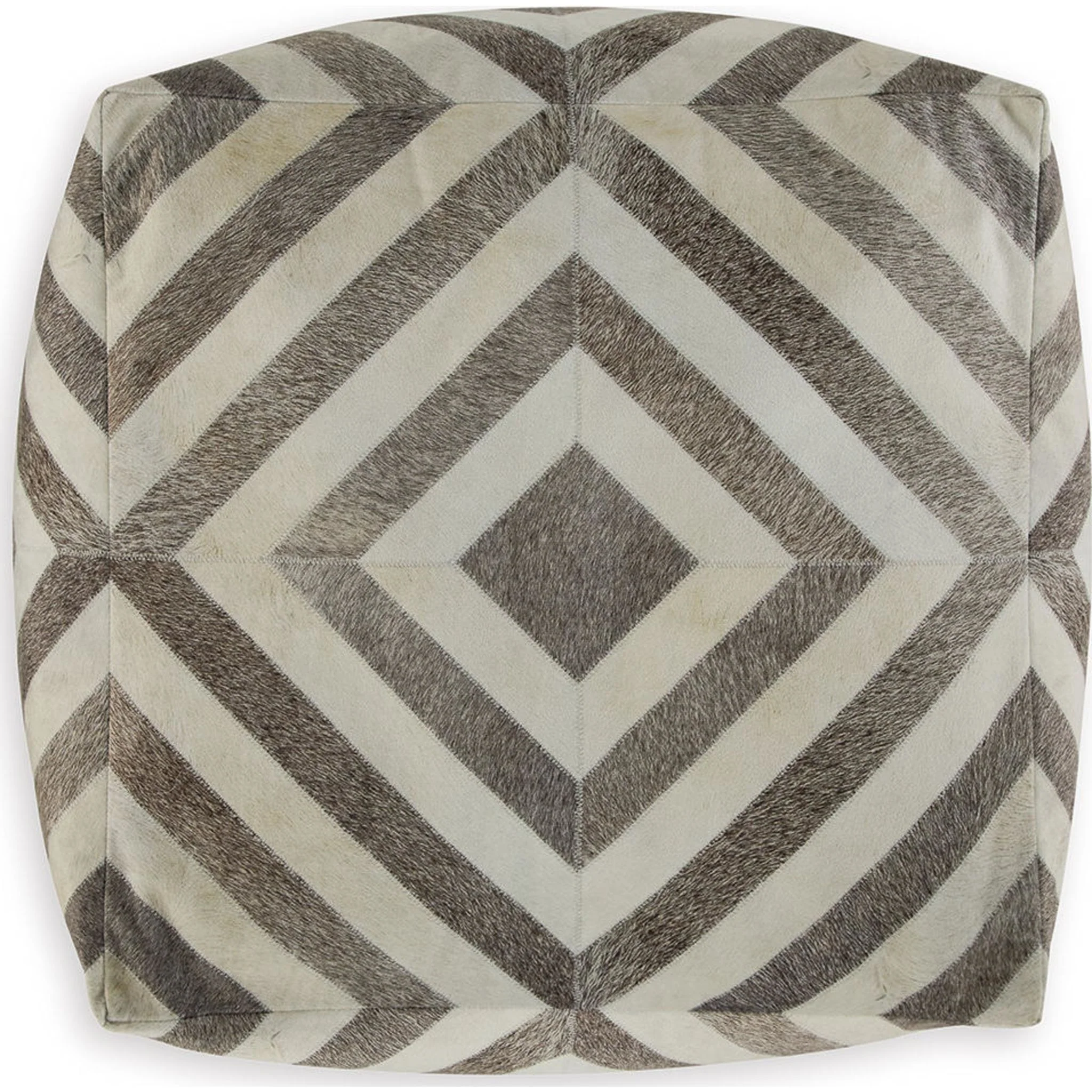 Hartselle Pouf - Brown - Image 2