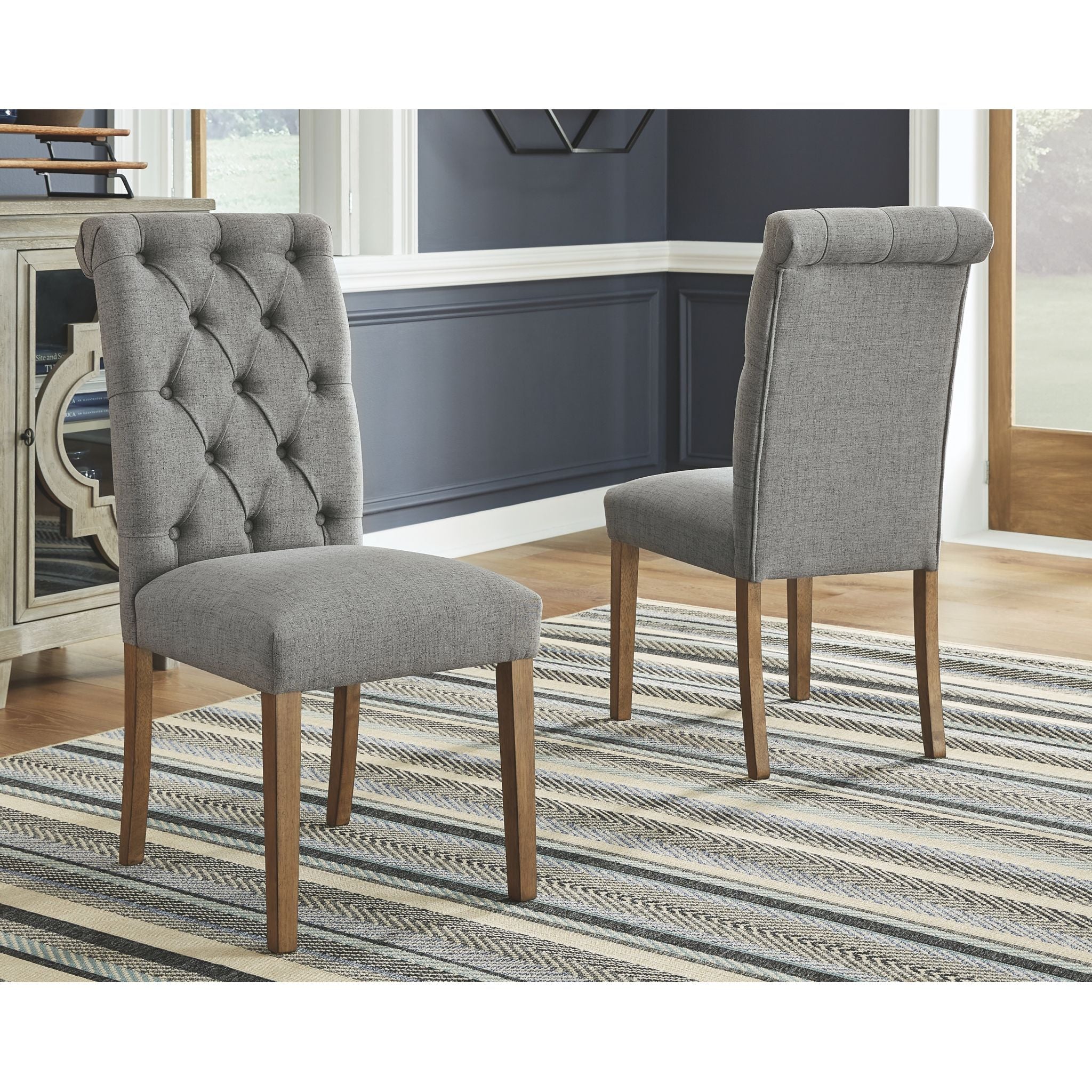 Harvina Side Chair - Gray - (D324-01) - Image 2