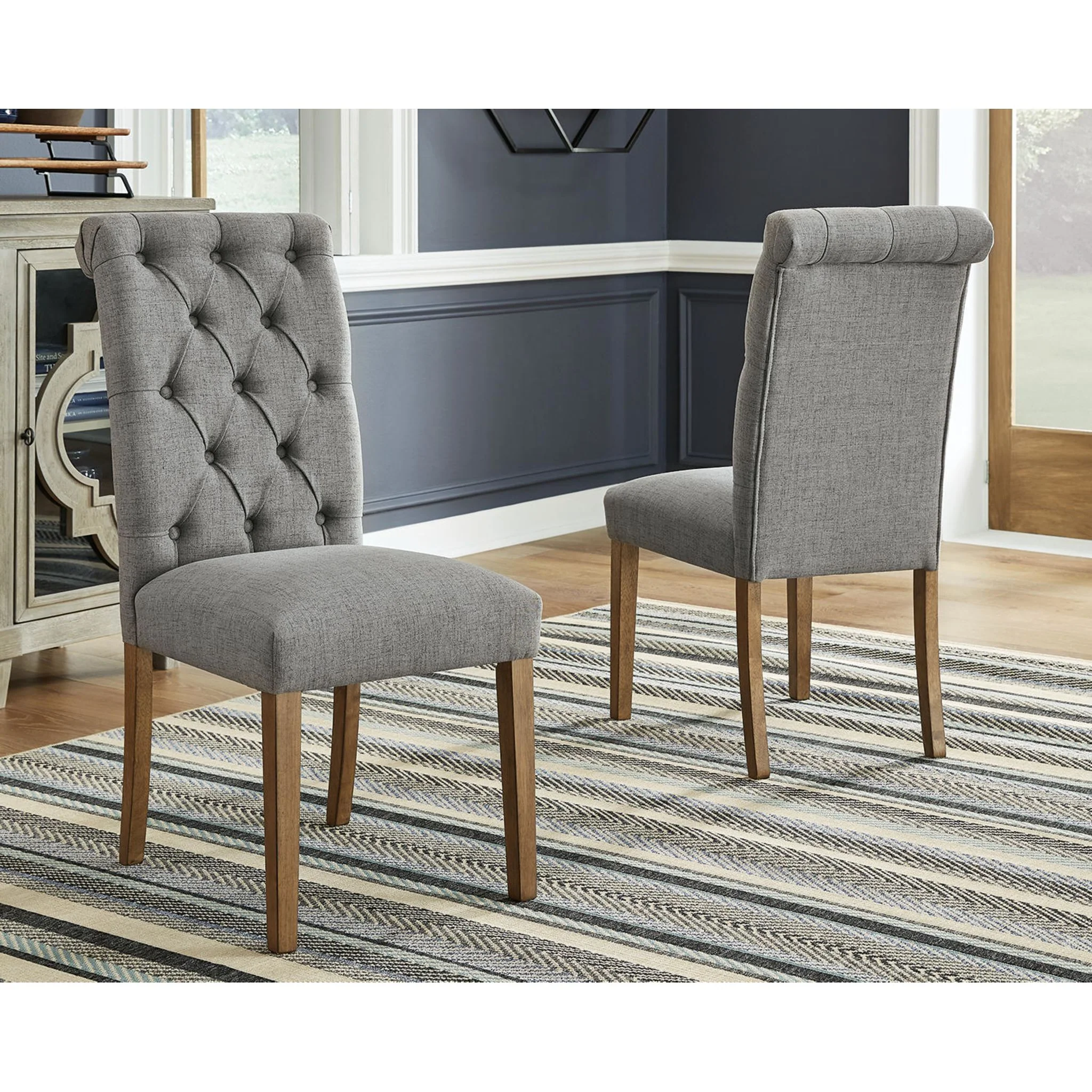 Harvina Side Chair - Gray - (D324-01) - Image 9