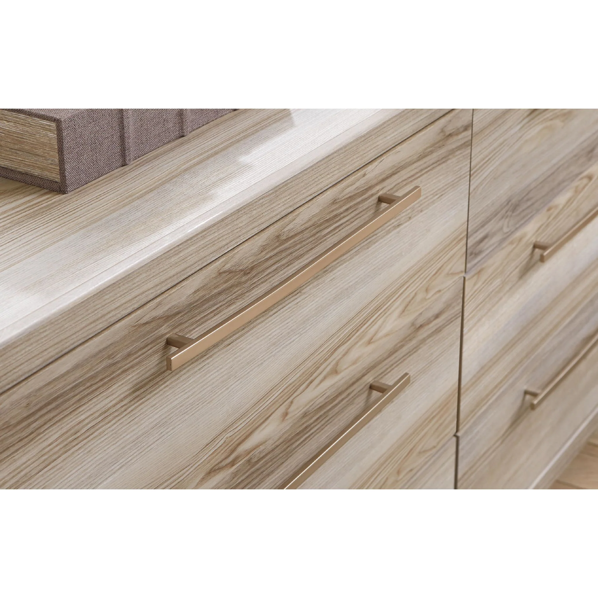 Hasbrick 6 Piece Queen Platform Bedroom - Tan - Image 16