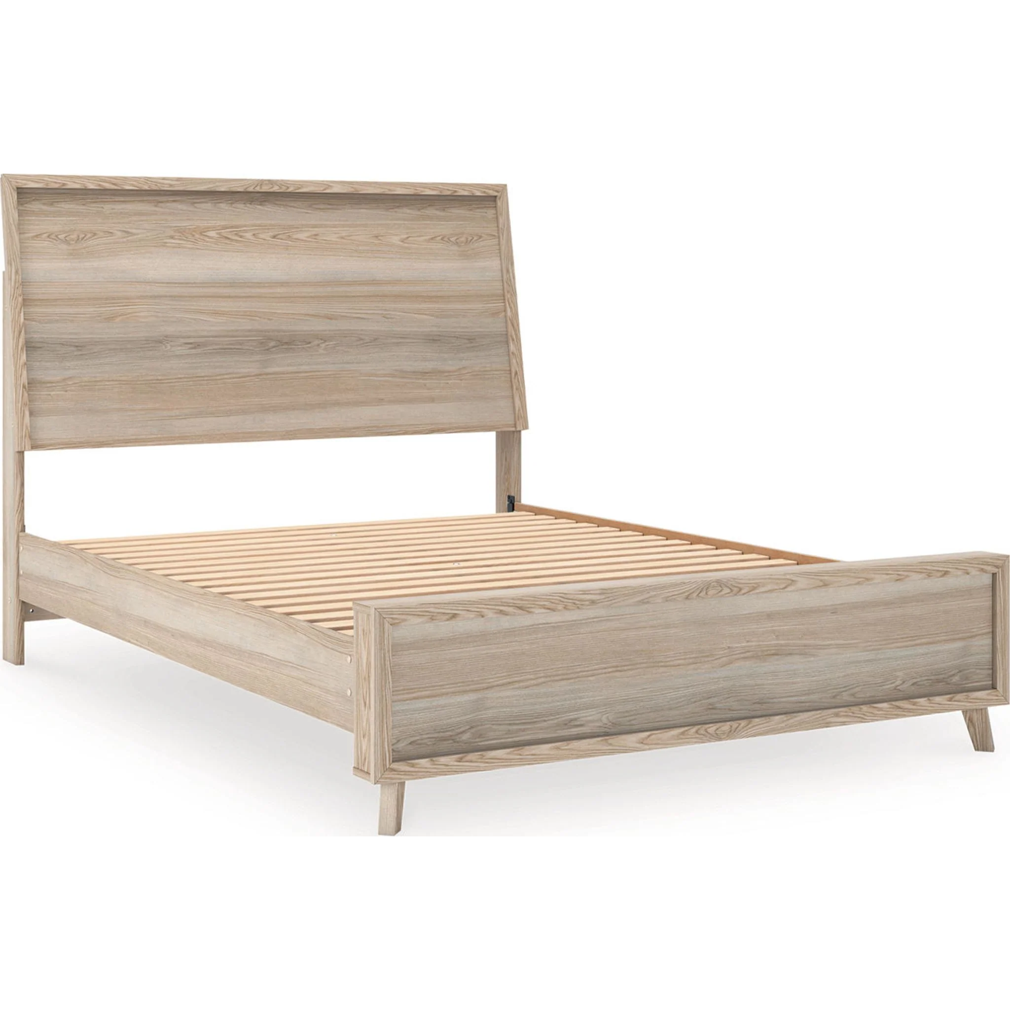 Hasbrick 6 Piece Queen Platform Bedroom - Tan - Image 8