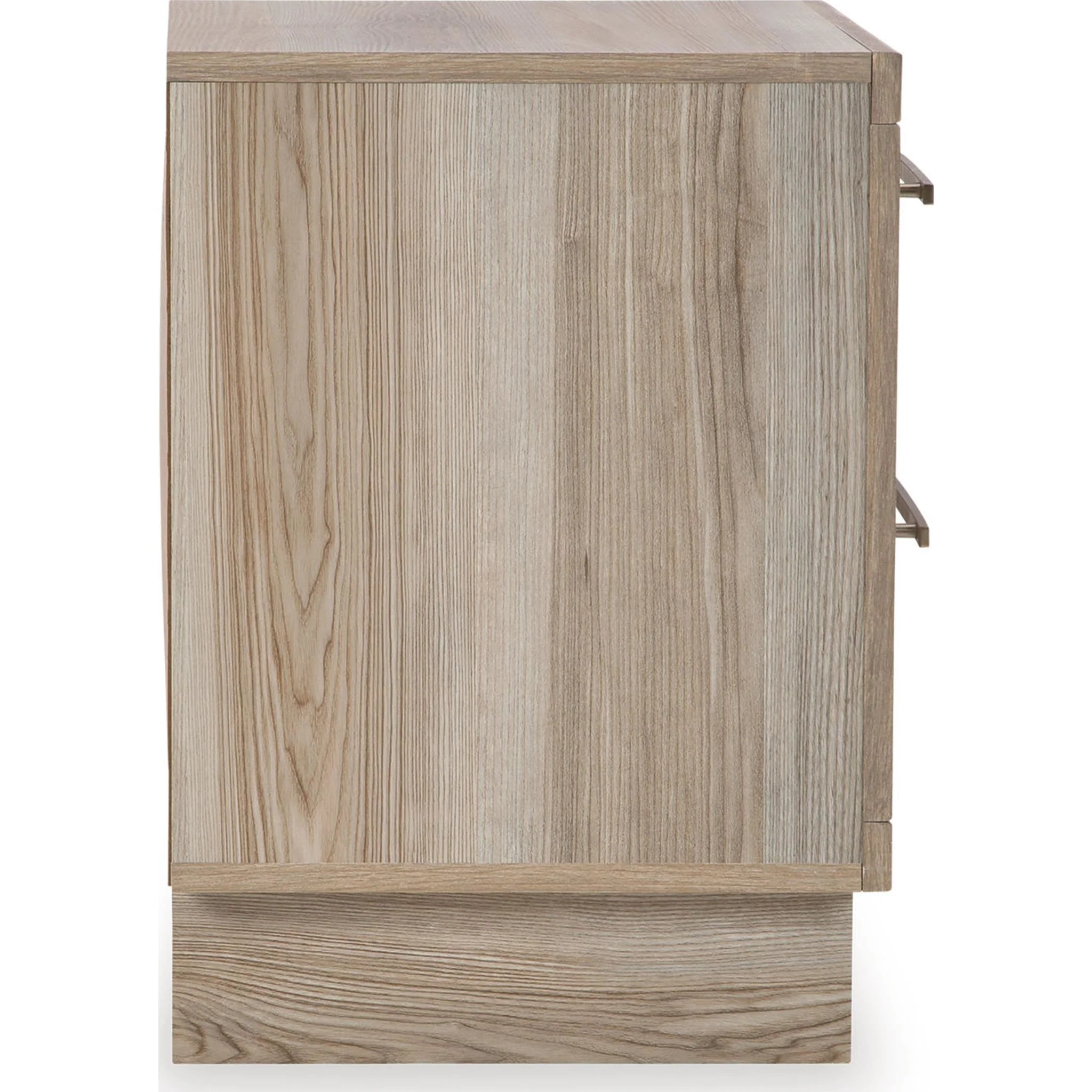 Hasbrick 6 Piece Queen Slat Panel Bedroom - Tan - Image 15